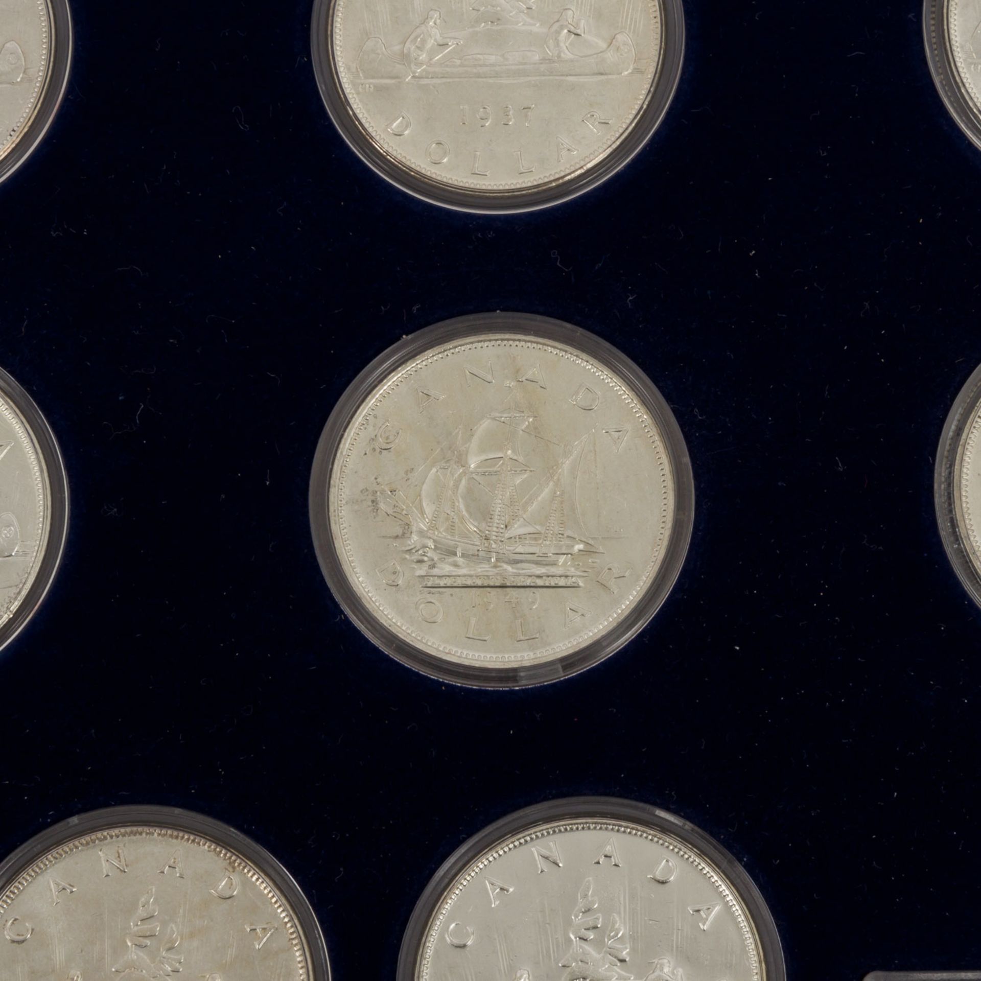 Kanada - Schatulle mit den offiziellen Silbergedenkmünzen, - Bild 8 aus 10