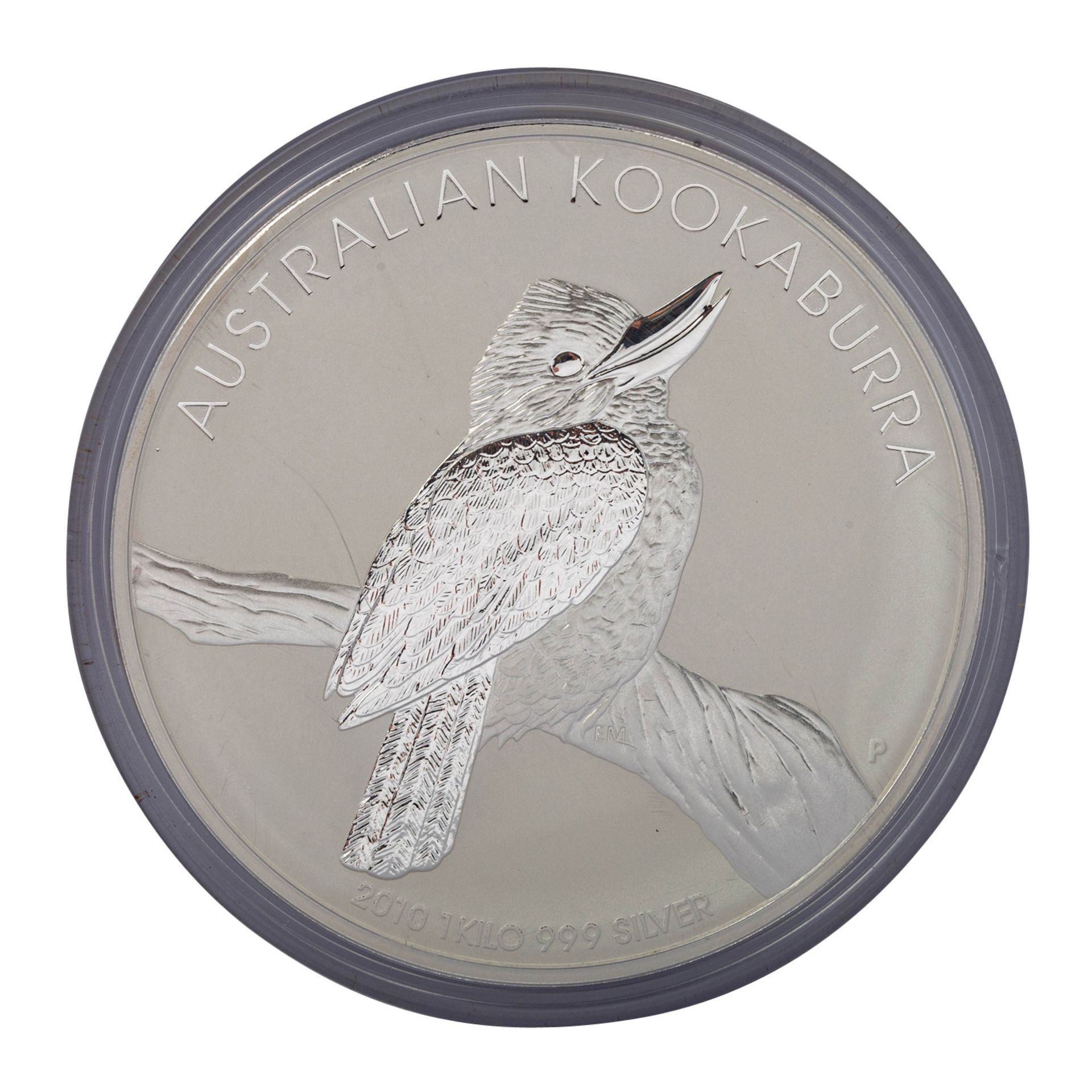 Australien/SILBER - 1 Kilo 999 Silber Kookaburra 2010,