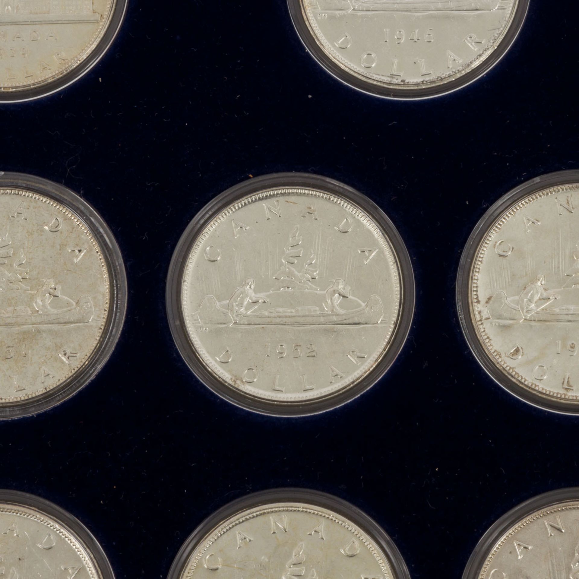 Kanada - Schatulle mit den offiziellen Silbergedenkmünzen, - Bild 7 aus 10