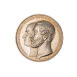 Schaumburg-Lippe - Silbermedaille 1869, Adolf Georg zu Schaumburg-Lippe,