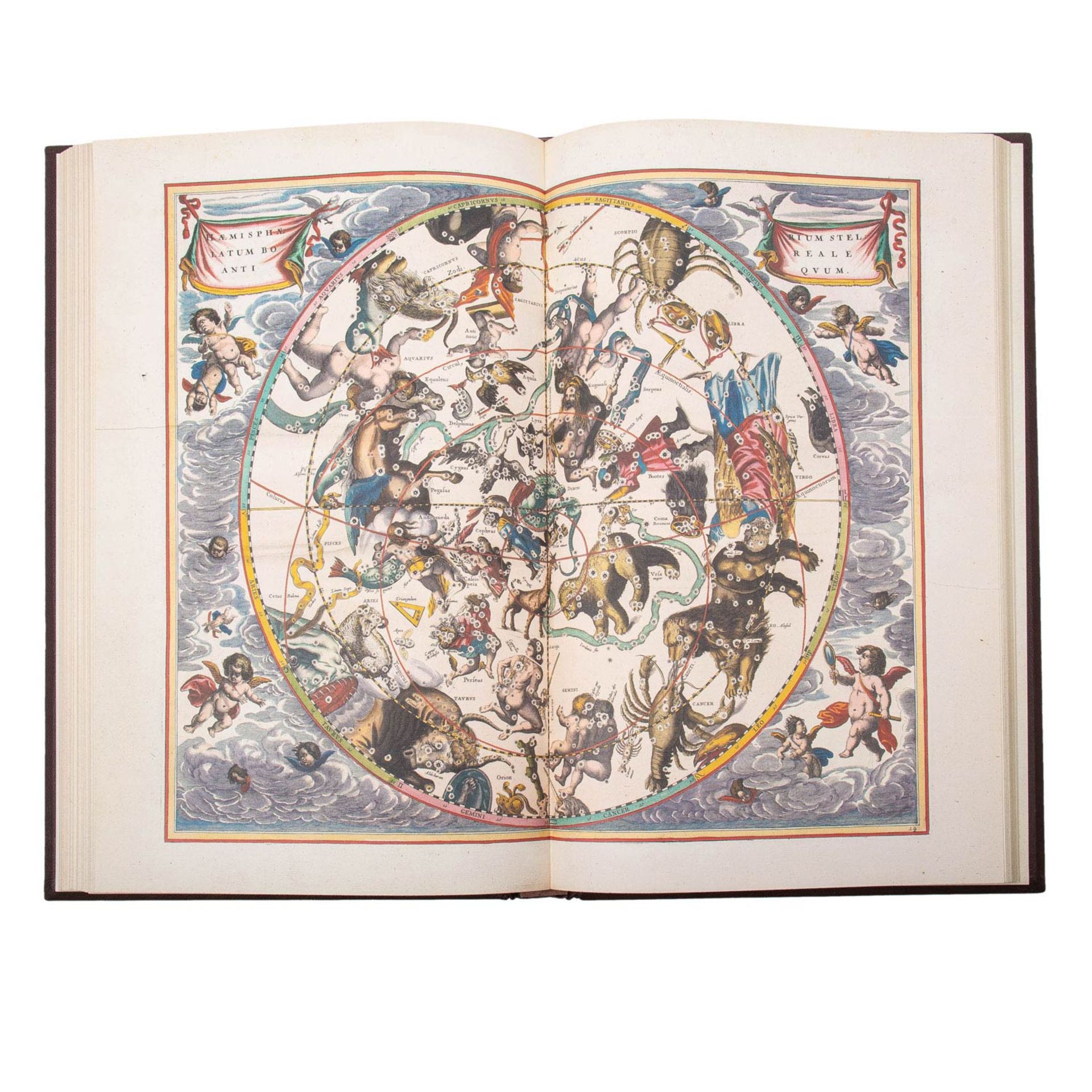 Himmelsatlas "Die Harmonie der großen Welt. Harmonia Macrocosmica" 1661 FAKSIMILE - - Bild 4 aus 4