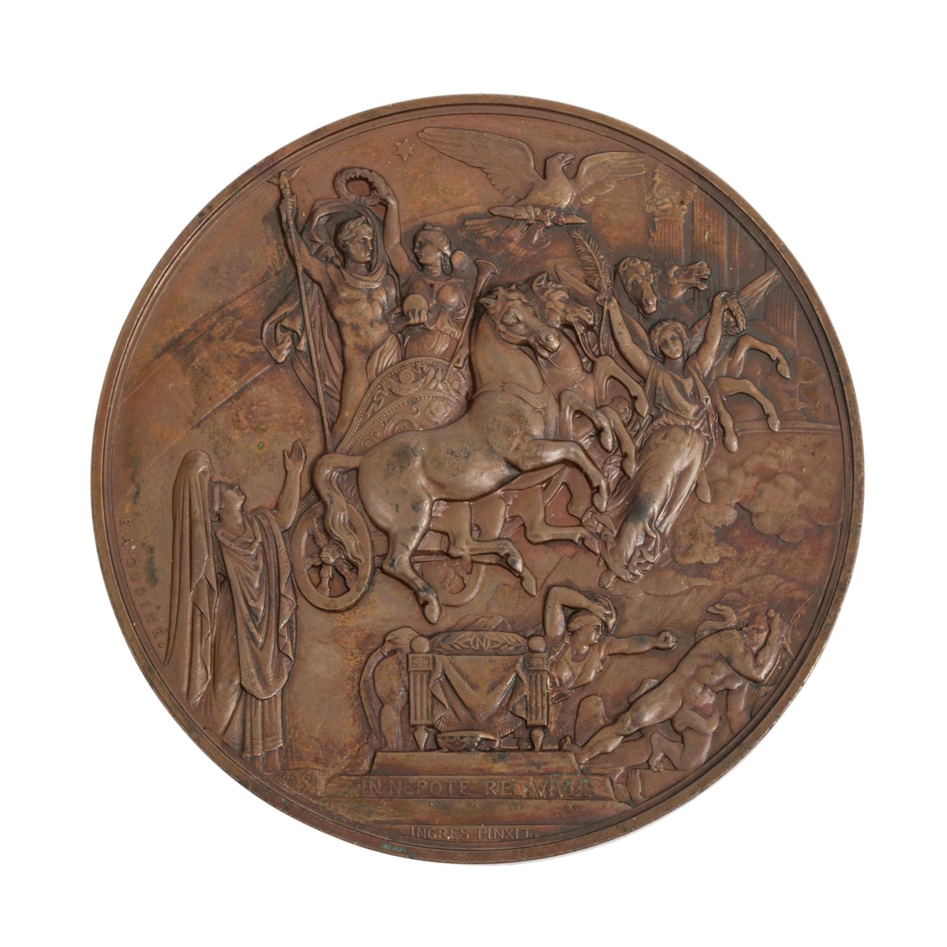 Ehrenmedaille - Hommage an die Stadt Paris à l’Empereur Napoléon Ier, 1854 Paris