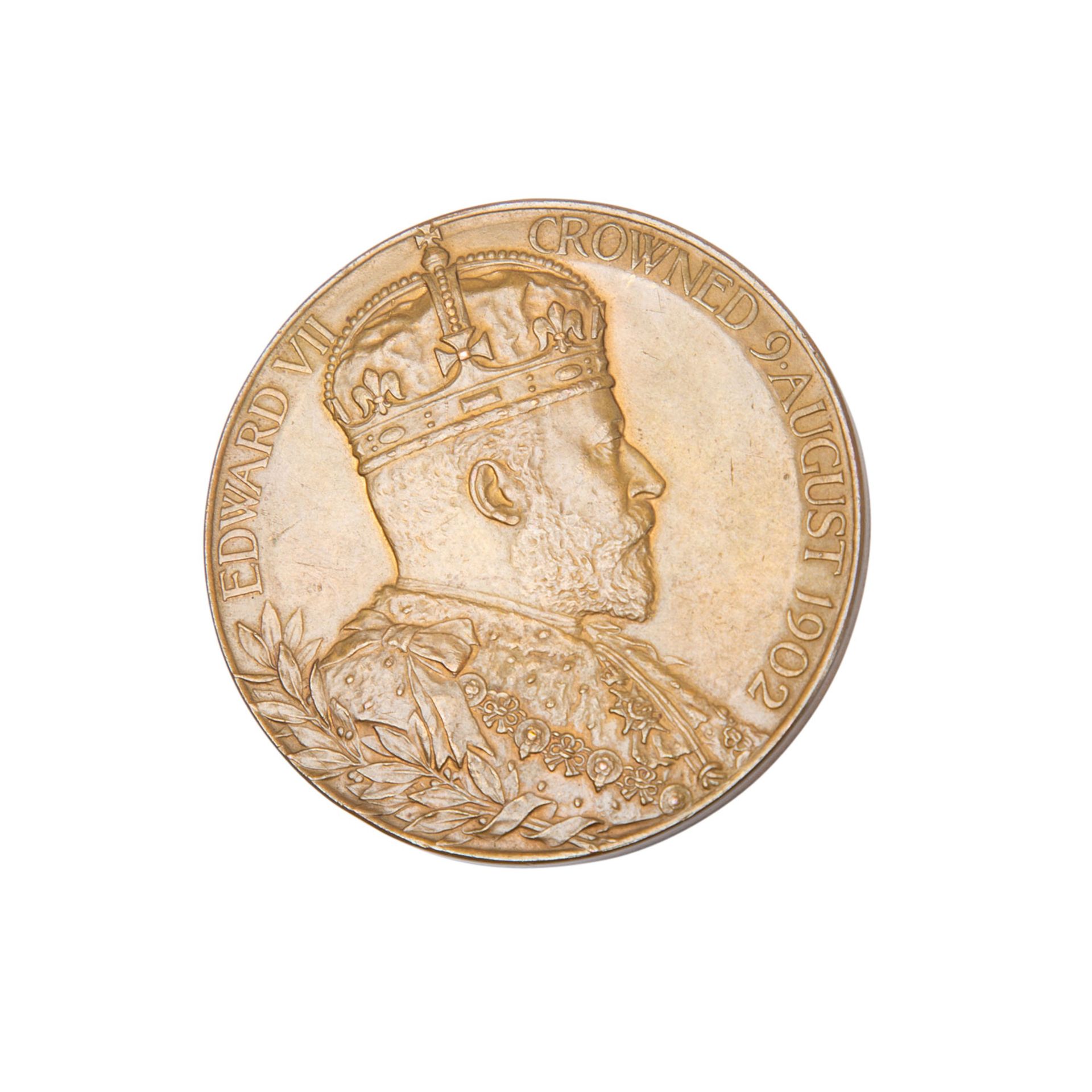 GB - Bronzemedaille 1902, Edward VII. und Alexandra, - Bild 2 aus 2