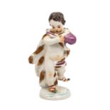 MEISSEN Figur Allegorie 'Der Winter', 1. Wahl, 20. Jhd..Darstellung aus den 4 Jahresze