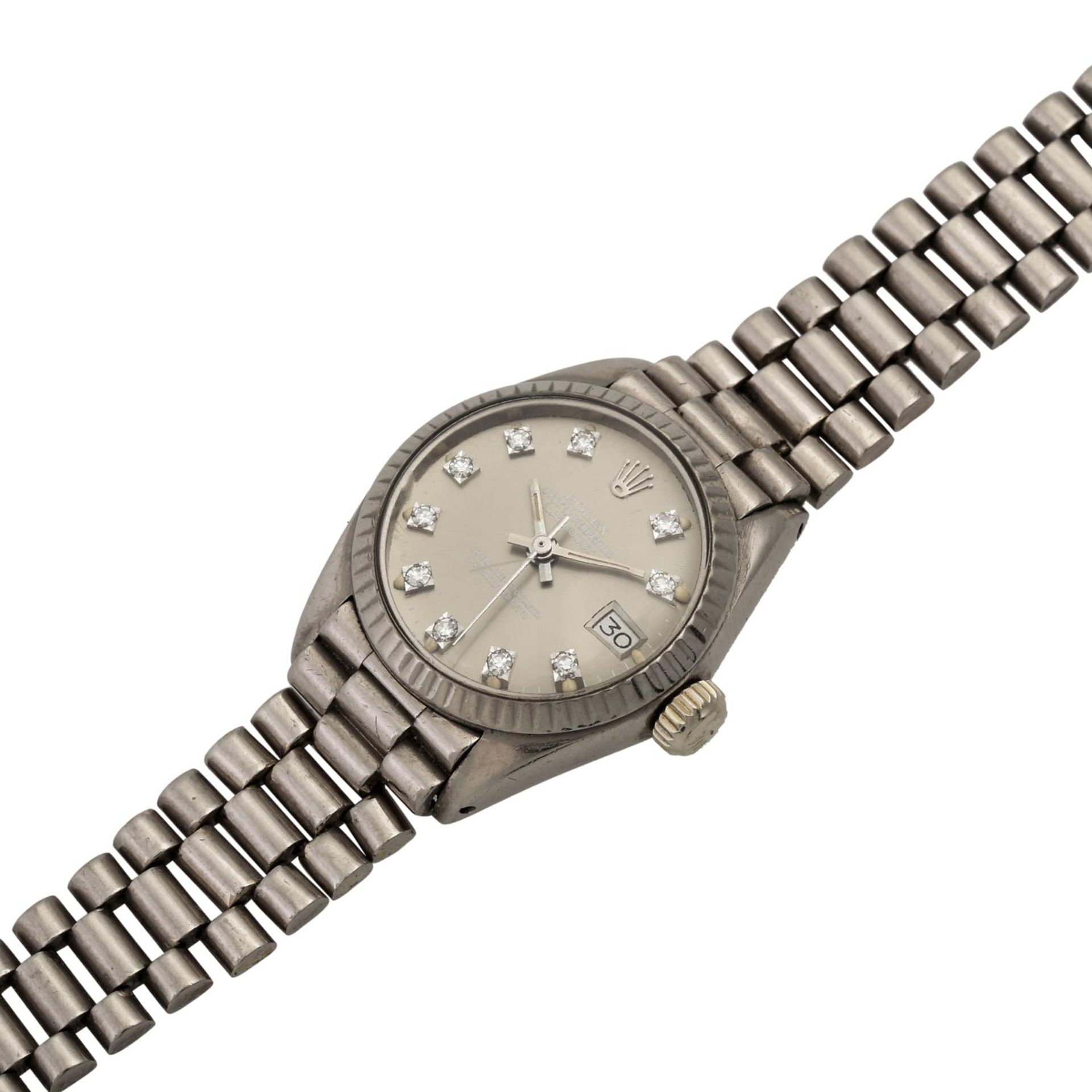 ROLEX Lady Datejust, Ref. 6917.Gold 18K. Automatic-Werk. Sehr deutliche Gebrauchsspure - Bild 3 aus 6