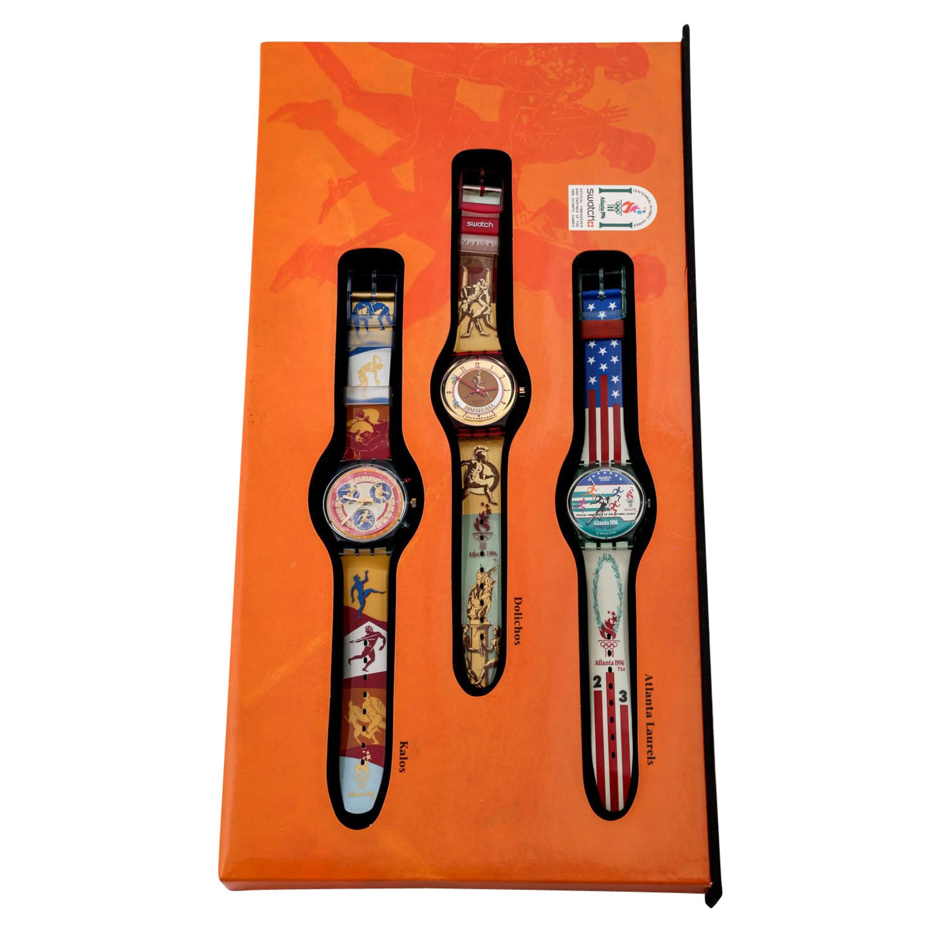 KONVOLUT 9x Swatch Uhr. Olympic Games Collection "Atlanta 1996". Unterschiedliche Ausführungen. - Bild 3 aus 6