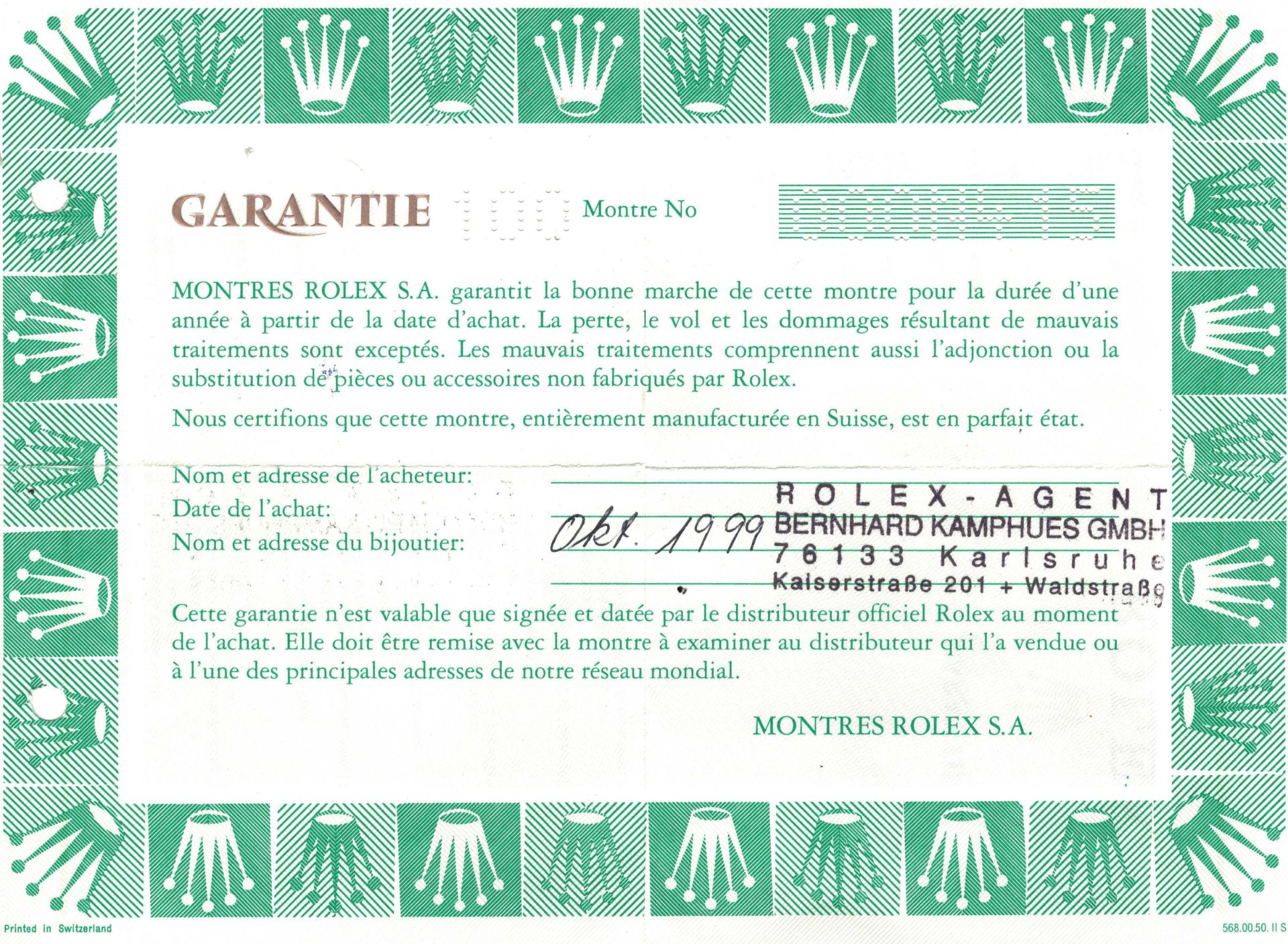 ROLEX Vintage Schmuckuhr.Gold 18K, Lünette mit Diamanten. Handaufzug-Werk, Kaliber 16 - Image 9 of 9