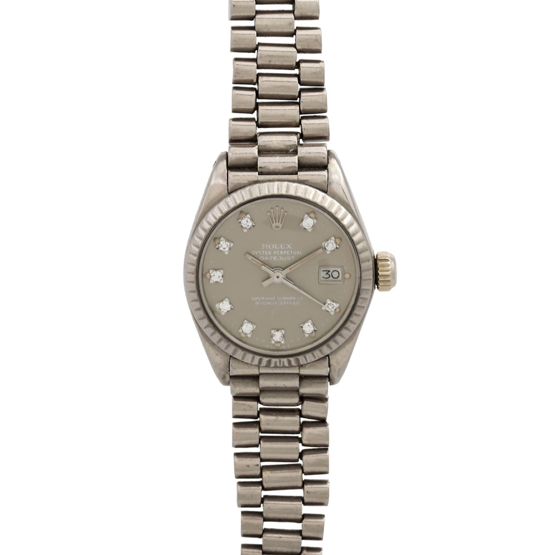 ROLEX Lady Datejust, Ref. 6917.Gold 18K. Automatic-Werk. Sehr deutliche Gebrauchsspure