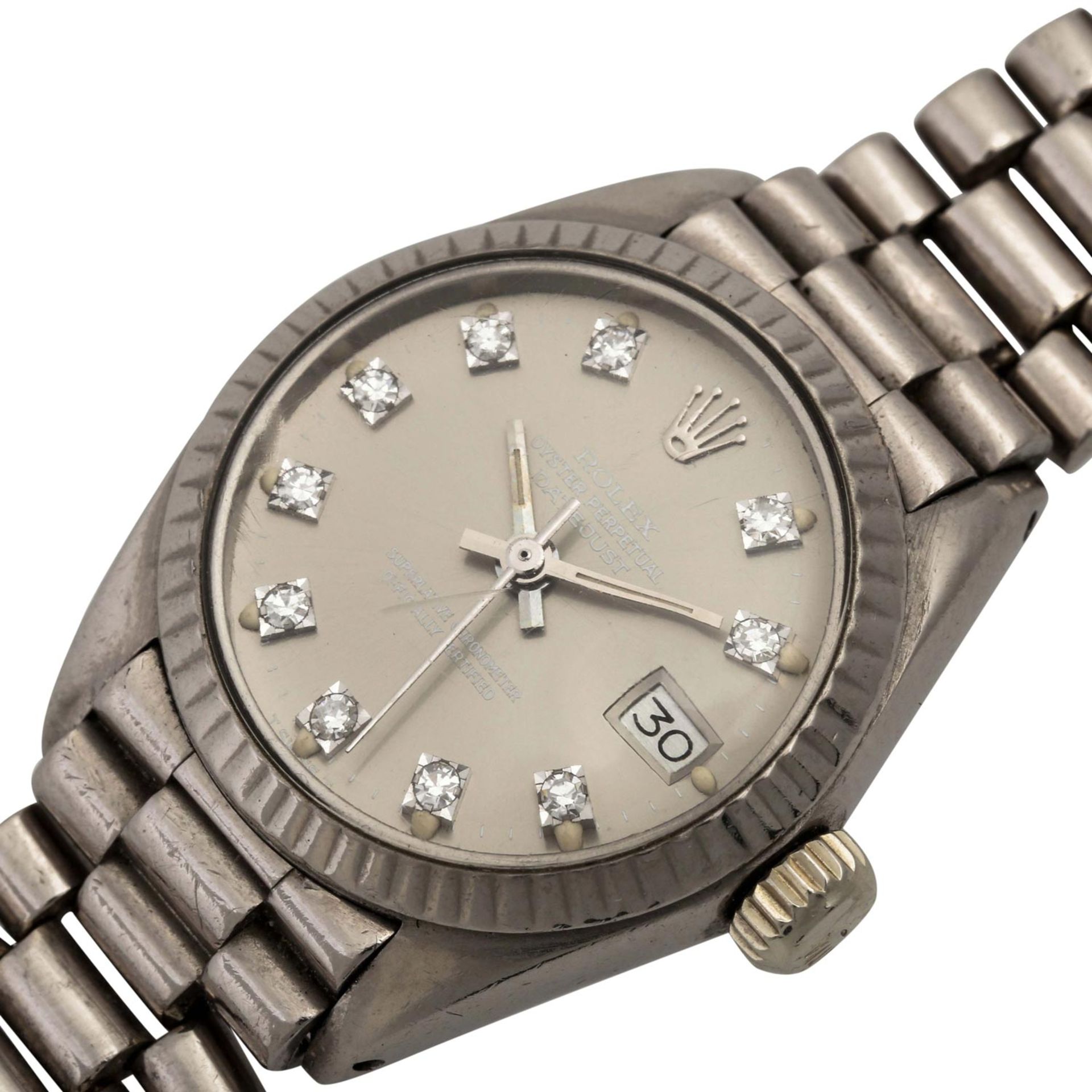 ROLEX Lady Datejust, Ref. 6917.Gold 18K. Automatic-Werk. Sehr deutliche Gebrauchsspure - Bild 4 aus 6