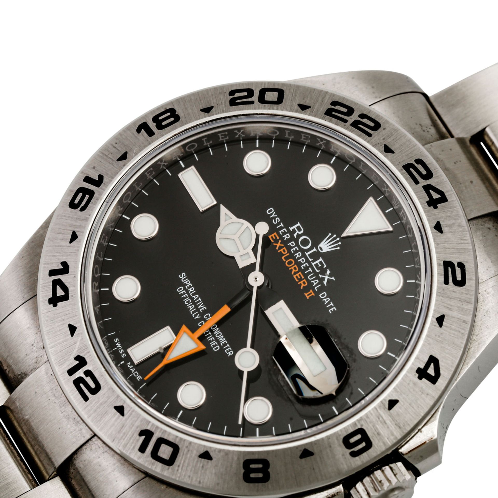 ROLEX Explorer II, Ref. 216570. Herrenuhr.Edelstahl. Automatic-Werk. Deutliche Gebrauc - Image 5 of 9