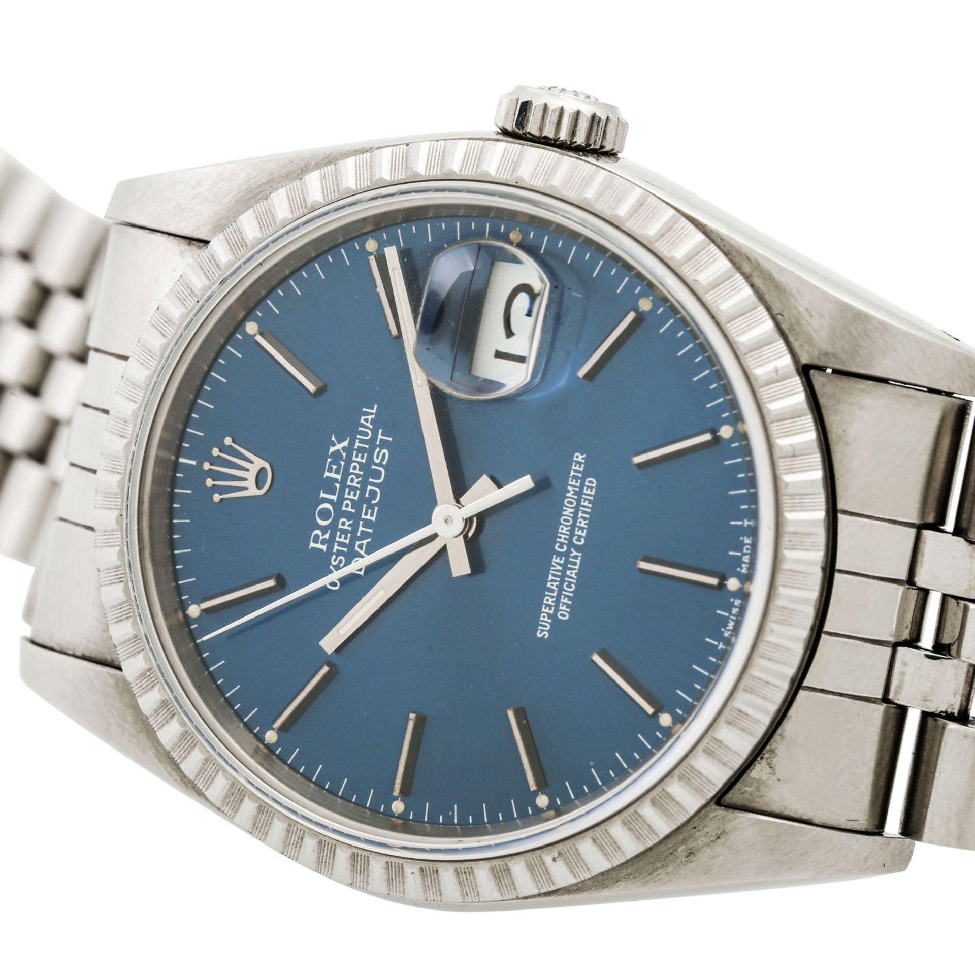 ROLEX Vintage Datejust , Ref. 16030. Armbanduhr.Edelstahl. Automatic-Werk. Gebrauchssp - Image 6 of 7