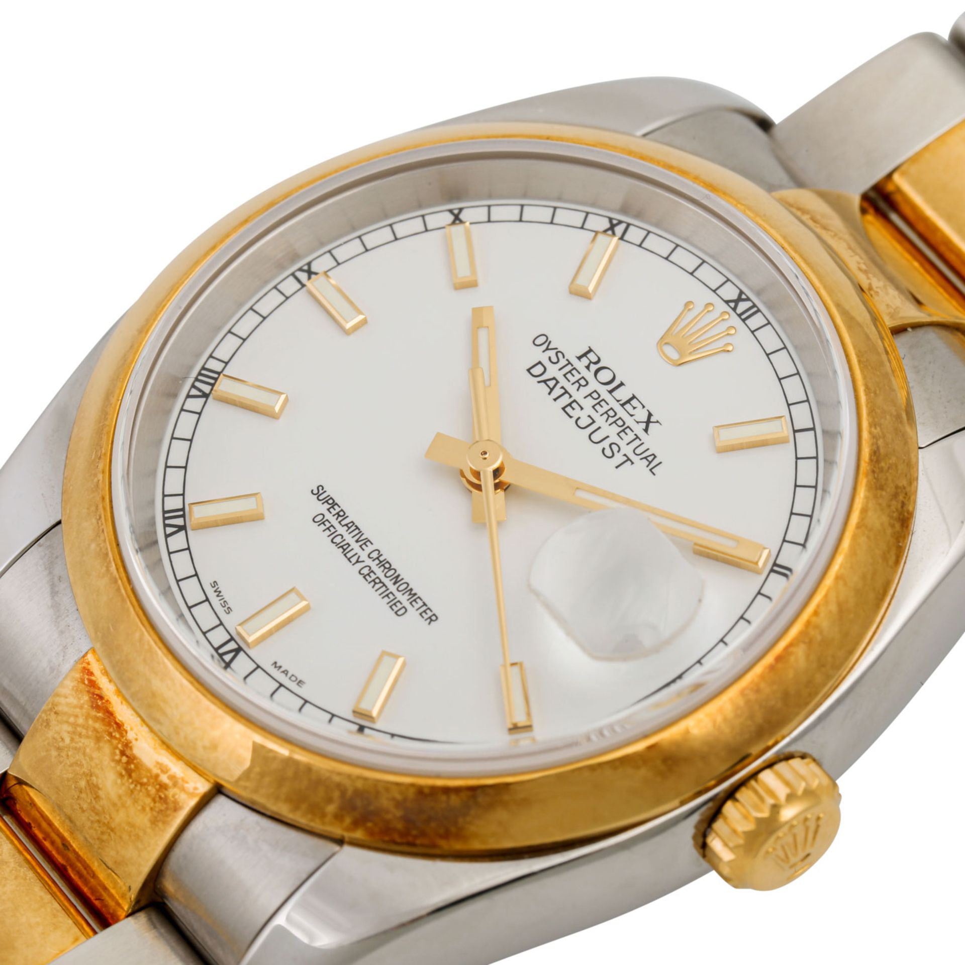 ROLEX Datejust 36, Ref. 116203. Armbanduhr.Edelstahl/Gold 18K. Automatic-Werk. Gebrauc - Image 5 of 8