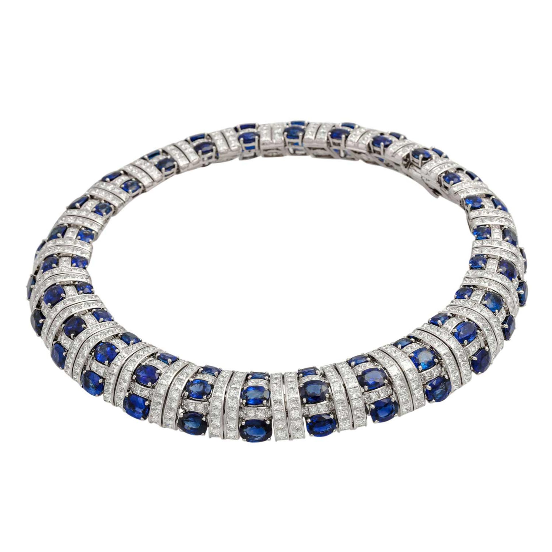 POPLEY DUBAI Haute Couture Colliermit 676 Diamanten zus. ca. 105 ct, FW-WEISS (G-H)/VV - Bild 3 aus 10