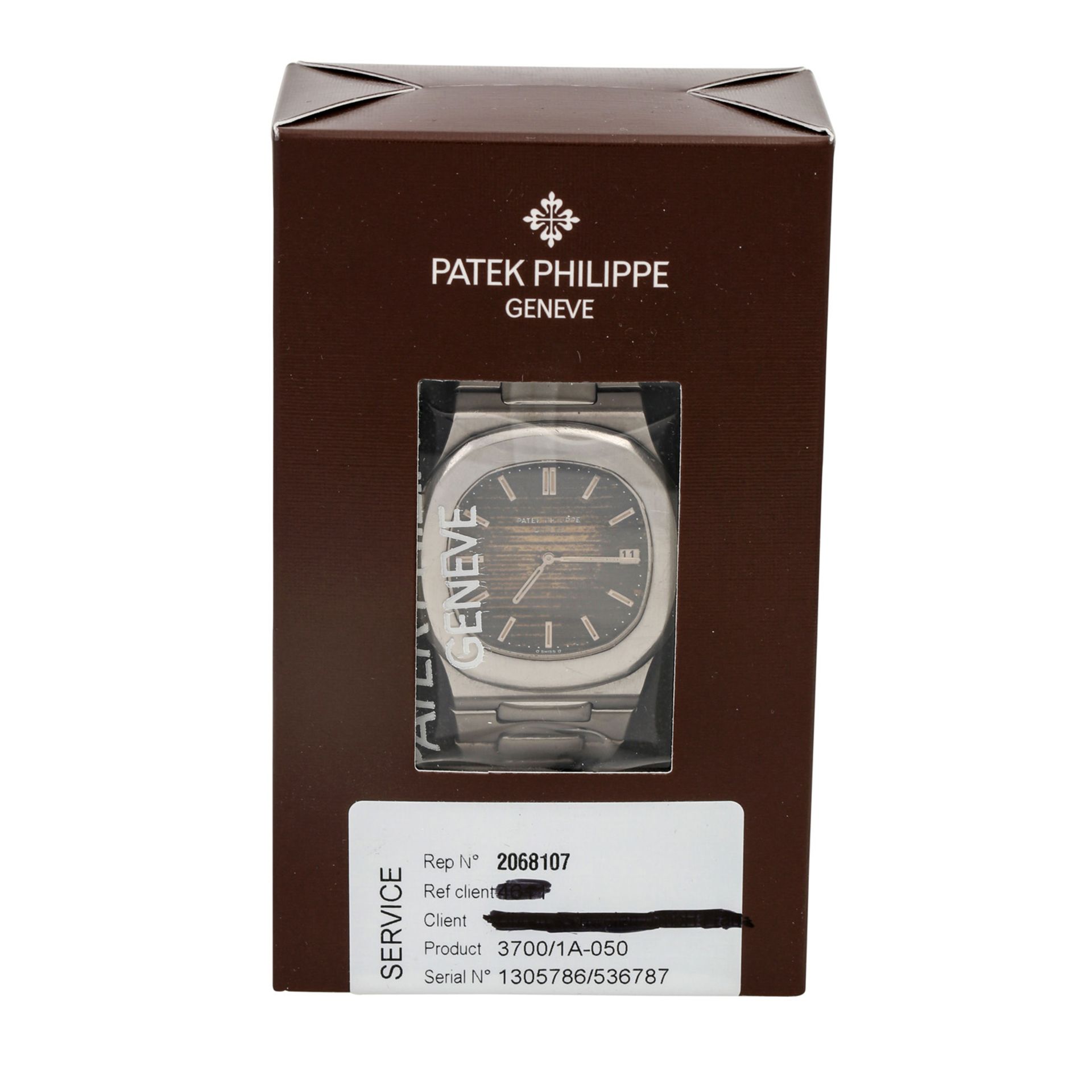 PATEK PHILIPPE Sehr seltene und sammelwürdige Vintage Nautilus mit einem schönem "Tropical Dia - Image 8 of 11