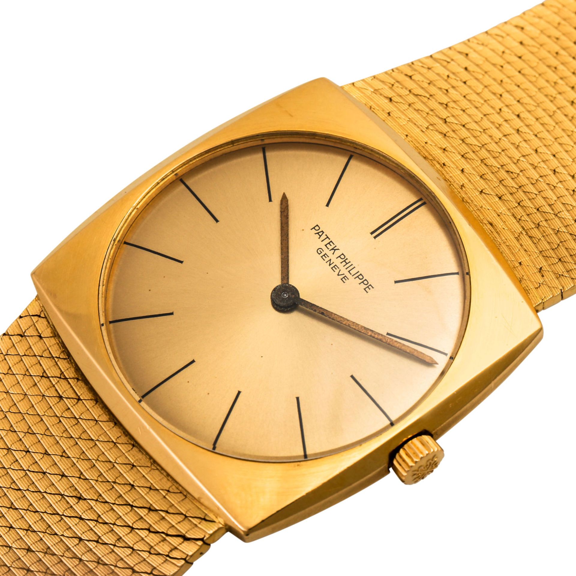 PATEK PHILIPPE Vintage Armbanduhr, Ref. 3523/1.Gold 18K. Handaufzug-Werk, Kaliber 175. - Image 5 of 9