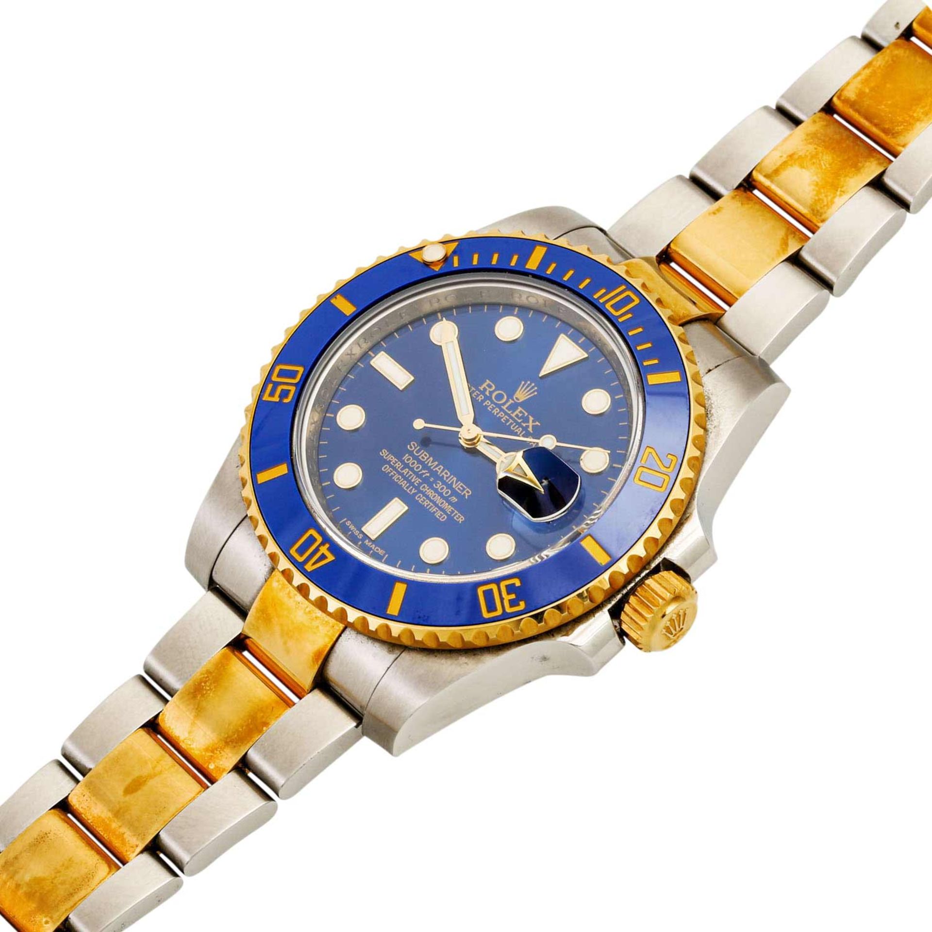 ROLEX Submariner Date "Bluesy", Ref. 116613LB. Herrenuhr.Edelstahl/Gold 18K. Automatic - Image 4 of 9