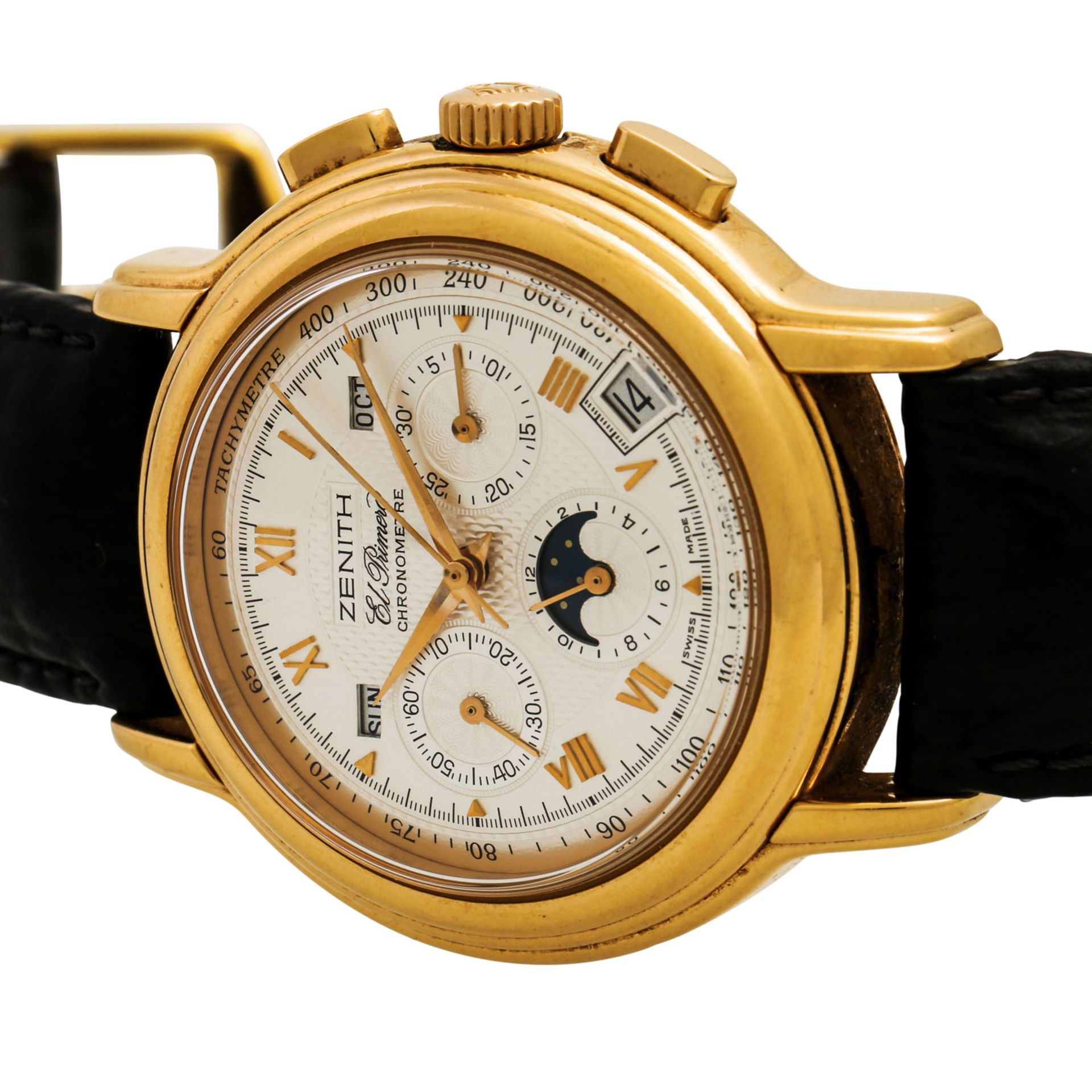 ZENITH El Primero Chronomaster, Ref. 17.0240.410. Chronograph mit Mondphasen. Herrenuhr.<br - Image 6 of 7