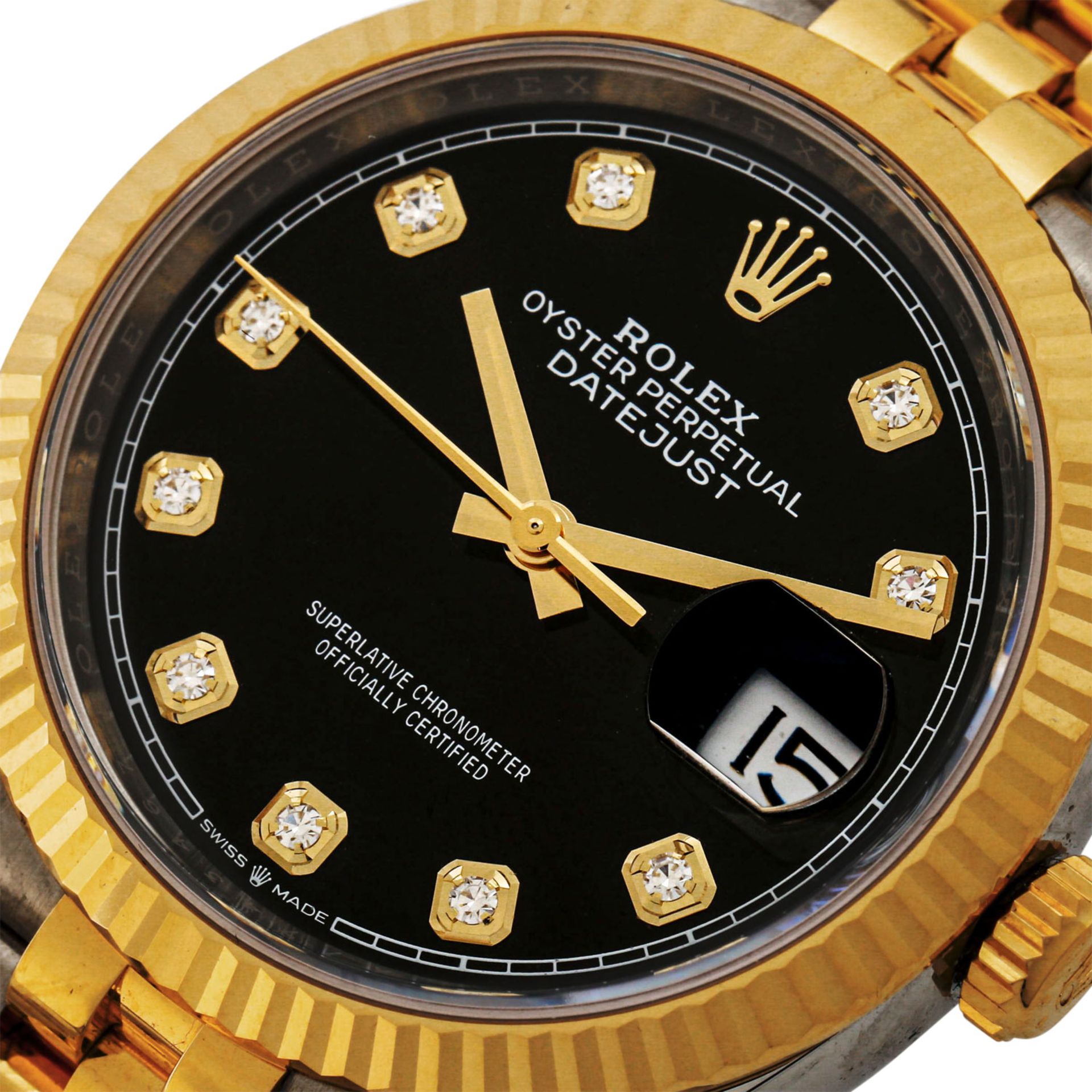 ROLEX Datejust 36, Ref. 126233-0021. Armbanduhr.Edelstahl/Gold 18K, Zifferblatt mit ze - Image 8 of 13