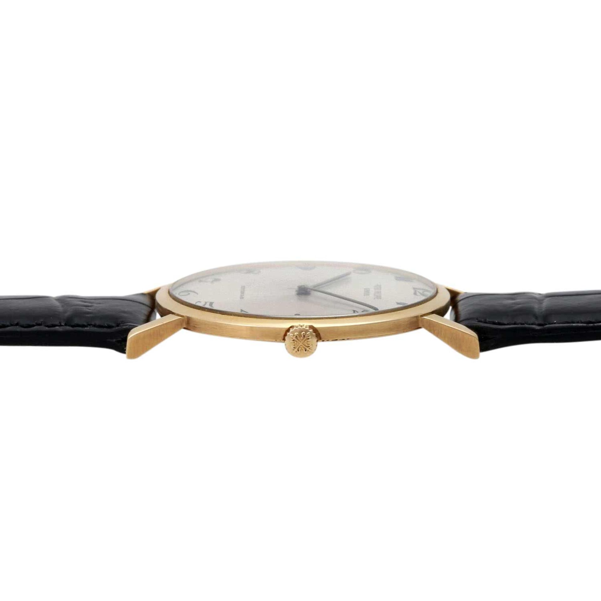 PATEK PHILIPPE Calatrava, Ref. 3512J "Tiffany & Co." Armbanduhr.Gold 18K. Handaufzug-W - Image 3 of 8