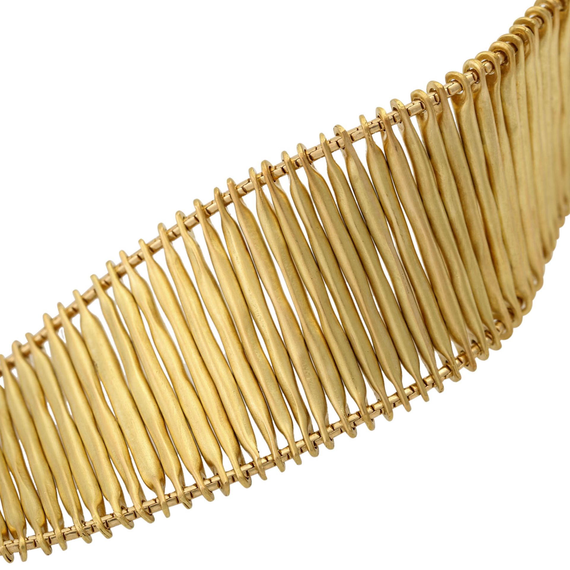 H. STERN Filament-Armband,GG 18K, 51,8 g, L: 20 cm, 20./21. Jh., guter Erhalt, mit Kol - Image 5 of 6