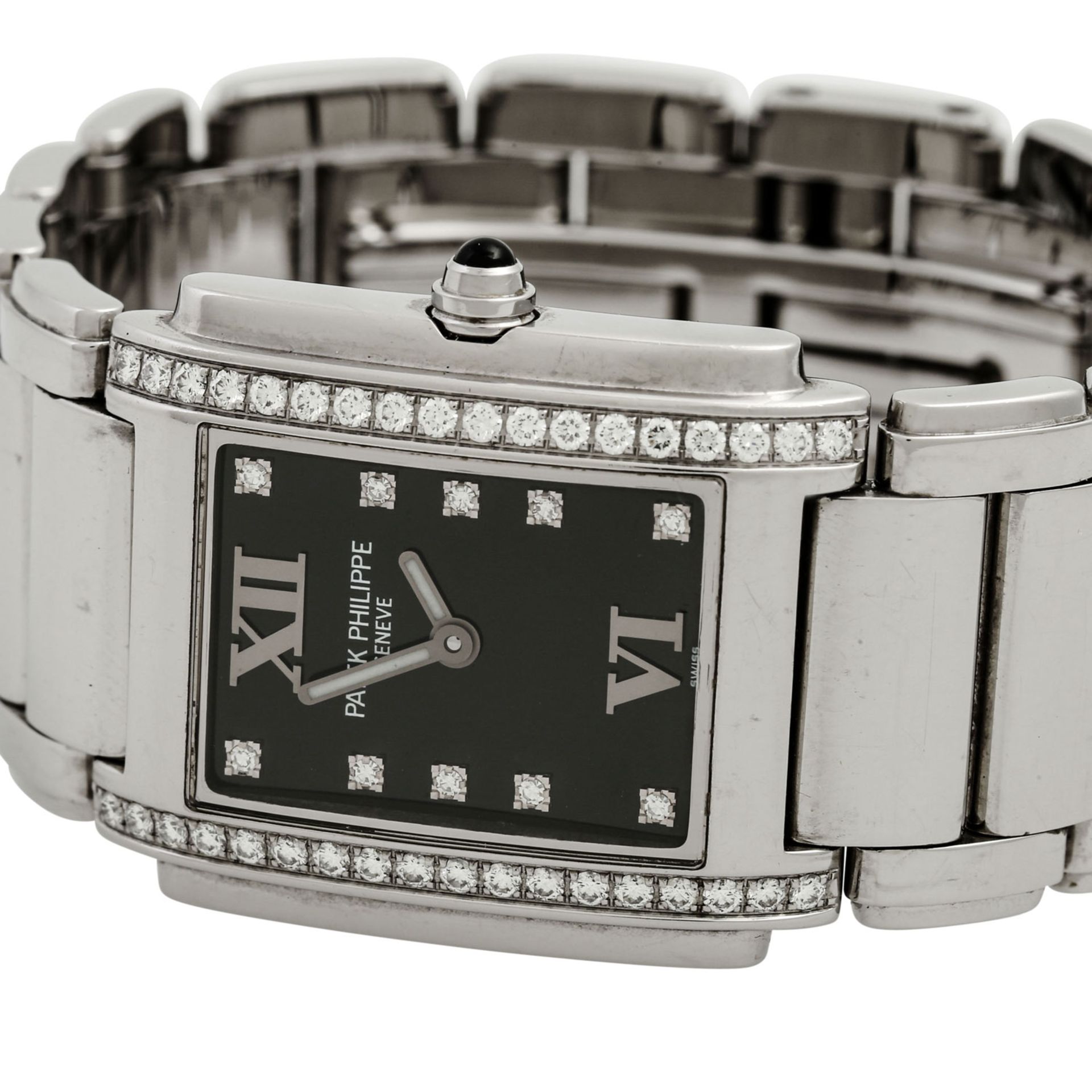 PATEK PHILIPPE Twenty-4, Ref. 4910/10A-001. Damenuhr.Edelstahl, Lünette und Zifferbla - Image 6 of 9