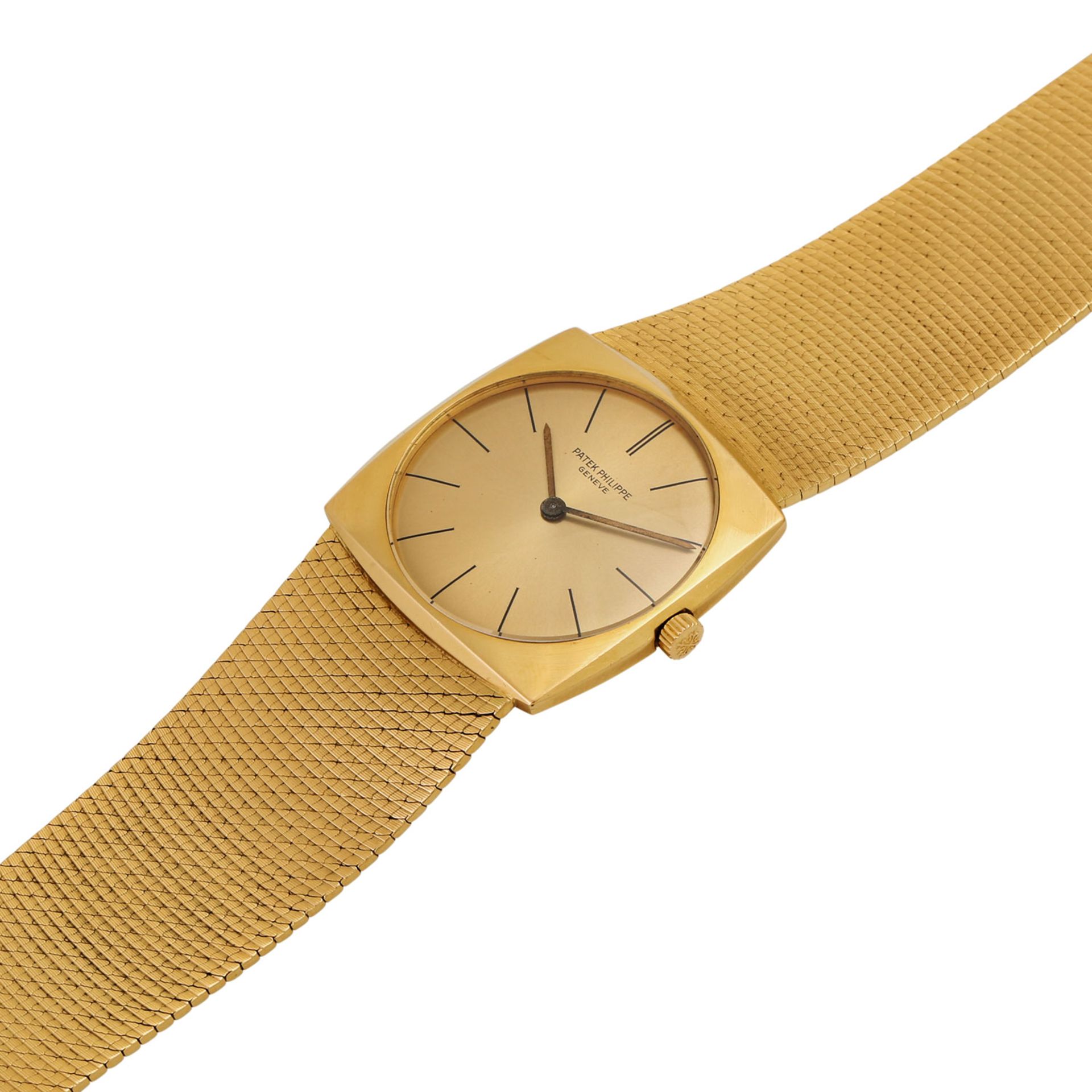 PATEK PHILIPPE Vintage Armbanduhr, Ref. 3523/1.Gold 18K. Handaufzug-Werk, Kaliber 175. - Image 4 of 9