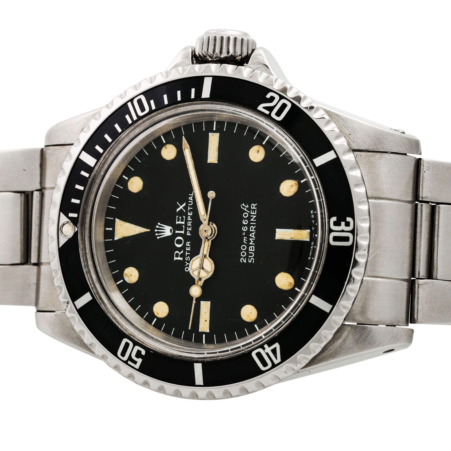 ROLEX Submariner Meters First Vintage Herrenuhr, Ref. 5513, ca. 60er Jahre. Edelstahl. - Image 6 of 8