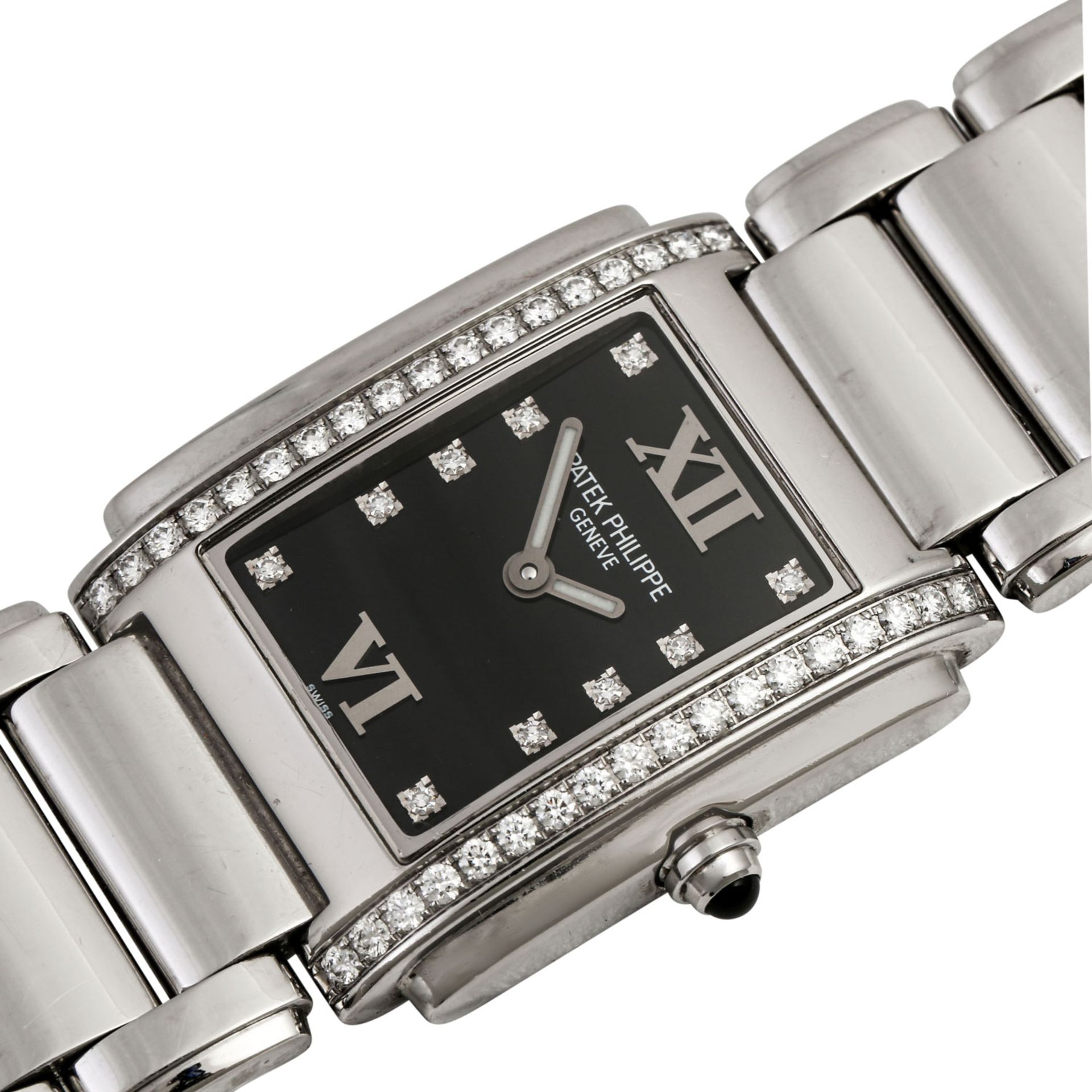 PATEK PHILIPPE Twenty-4, Ref. 4910/10A-001. Damenuhr.Edelstahl, Lünette und Zifferbla - Image 4 of 9