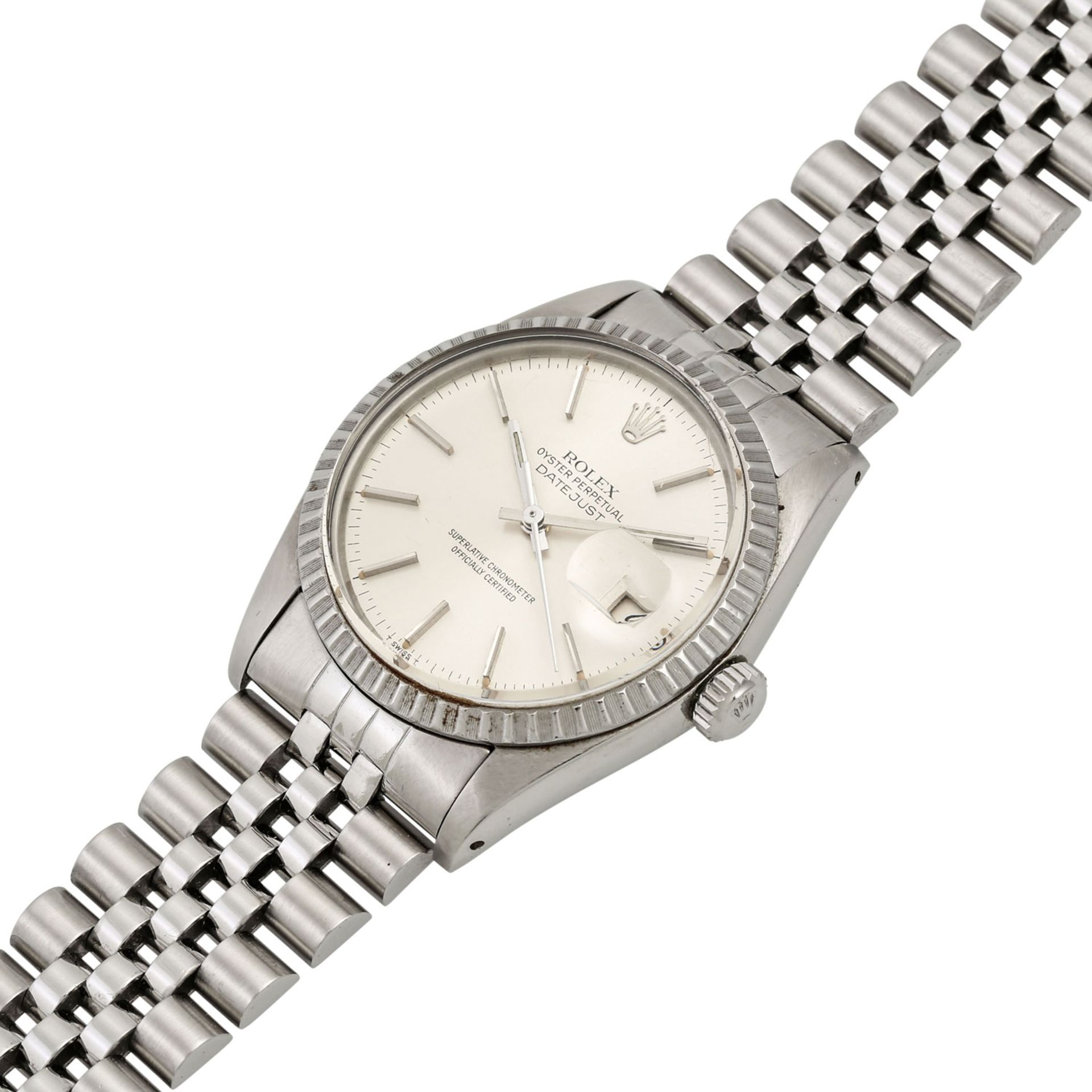 ROLEX Vintage Datejust, Ref. 16030. Armbanduhr.Edelstahl. Automatic-Werk. Gebrauchsspu - Image 4 of 9