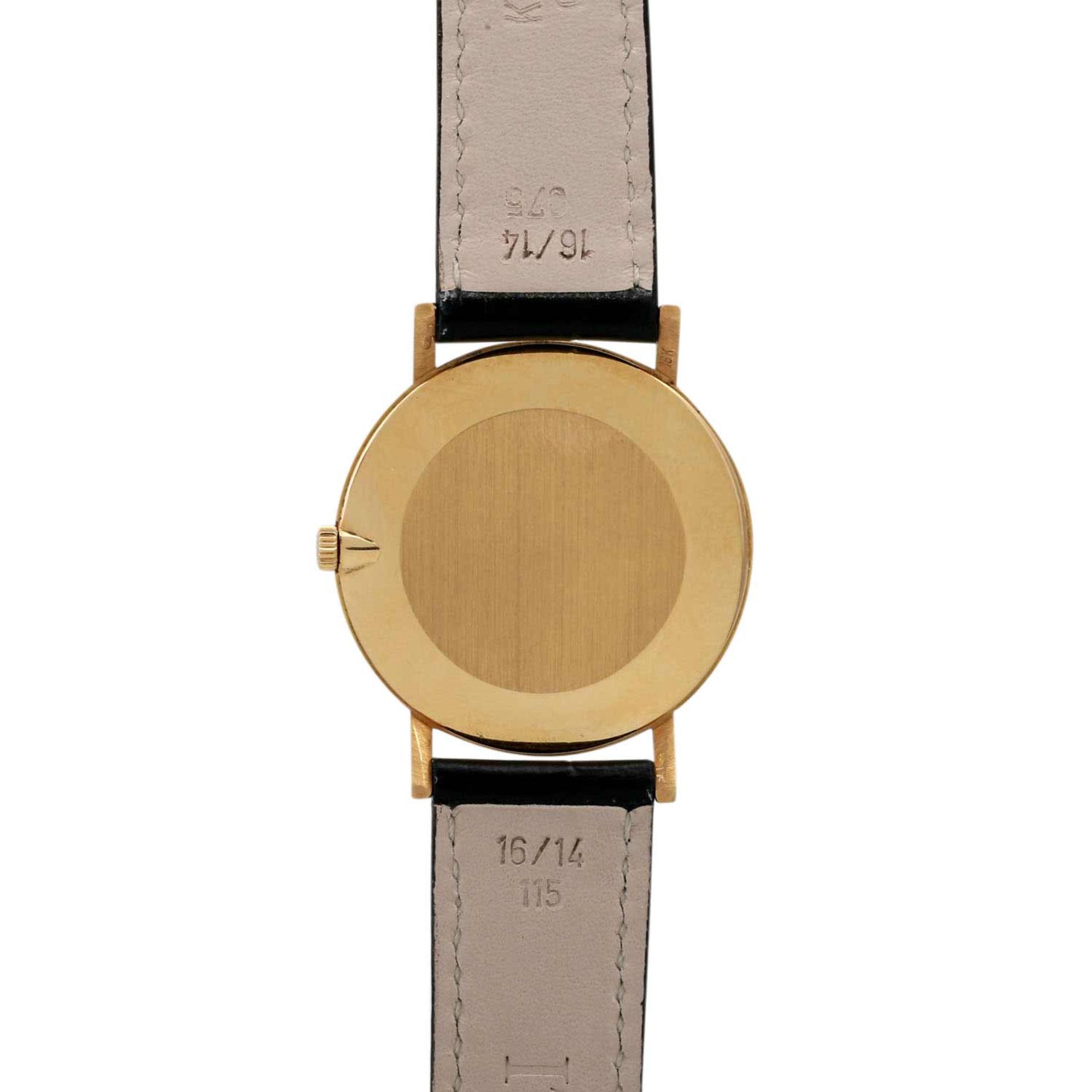 PATEK PHILIPPE Calatrava, Ref. 3512J "Tiffany & Co." Armbanduhr.Gold 18K. Handaufzug-W - Image 2 of 8