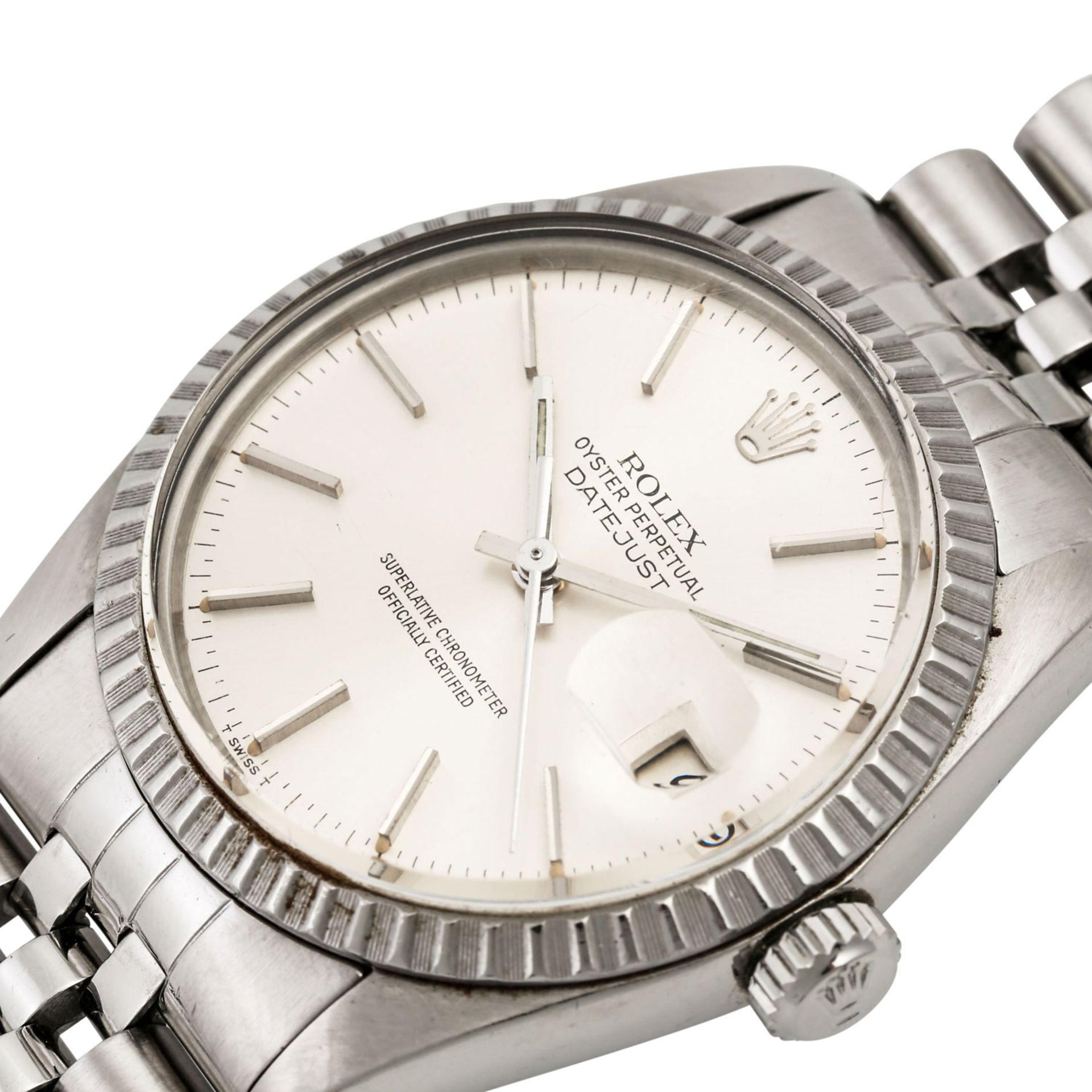 ROLEX Vintage Datejust, Ref. 16030. Armbanduhr.Edelstahl. Automatic-Werk. Gebrauchsspu - Image 5 of 9