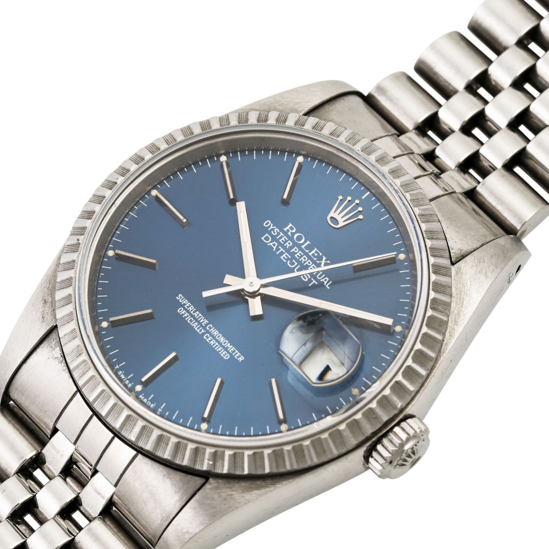 ROLEX Vintage Datejust , Ref. 16030. Armbanduhr.Edelstahl. Automatic-Werk. Gebrauchssp - Image 5 of 7