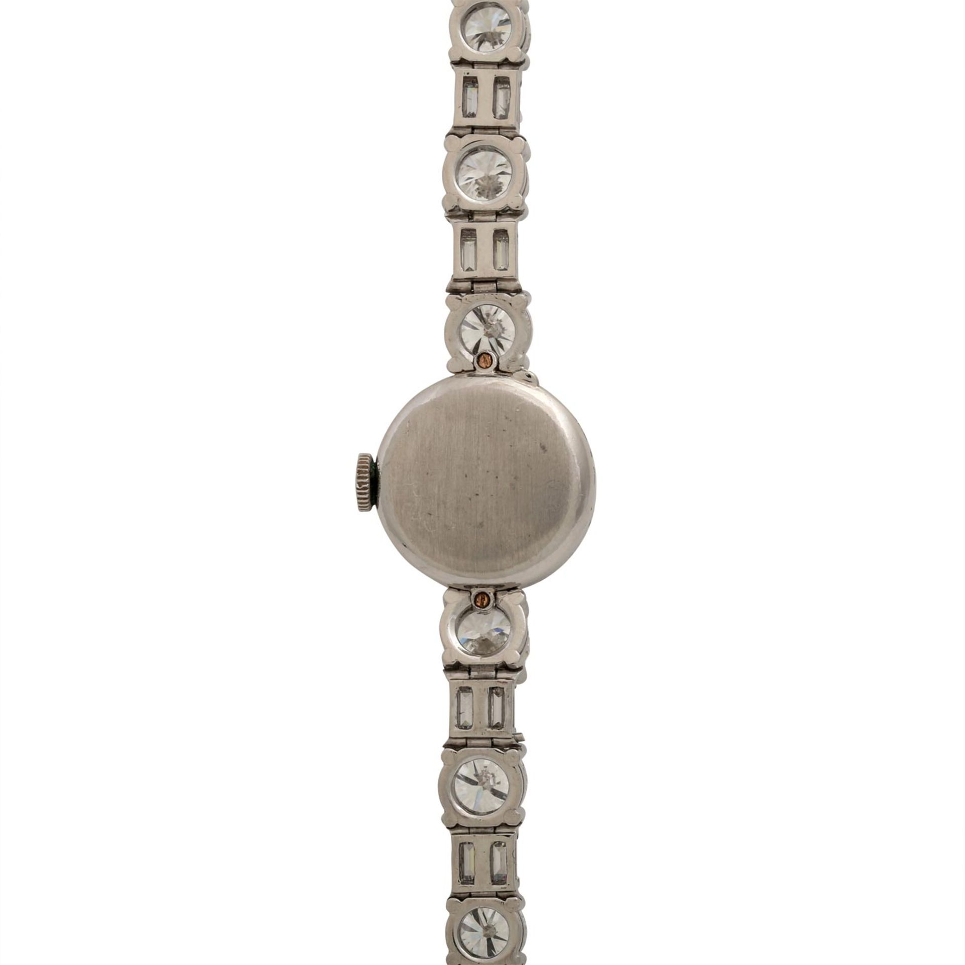 ROLEX Schmuckuhr mit Diamanten zus. ca. 10,4 ct,Brillant- und Baguetteschliff, ca. WEI - Image 2 of 11