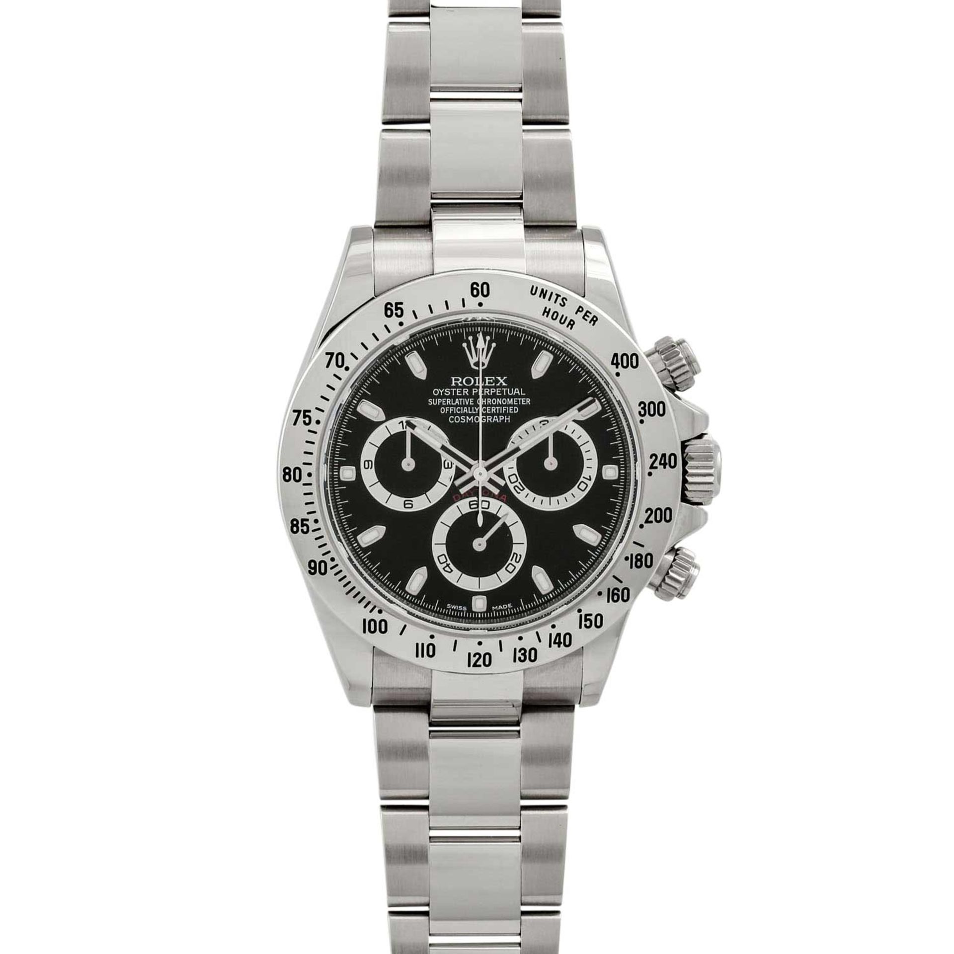 ROLEX Cosmograph Daytona, Ref. 116520. Armbanduhr.Edelstahl. Automatic-Werk. Gebrauchs