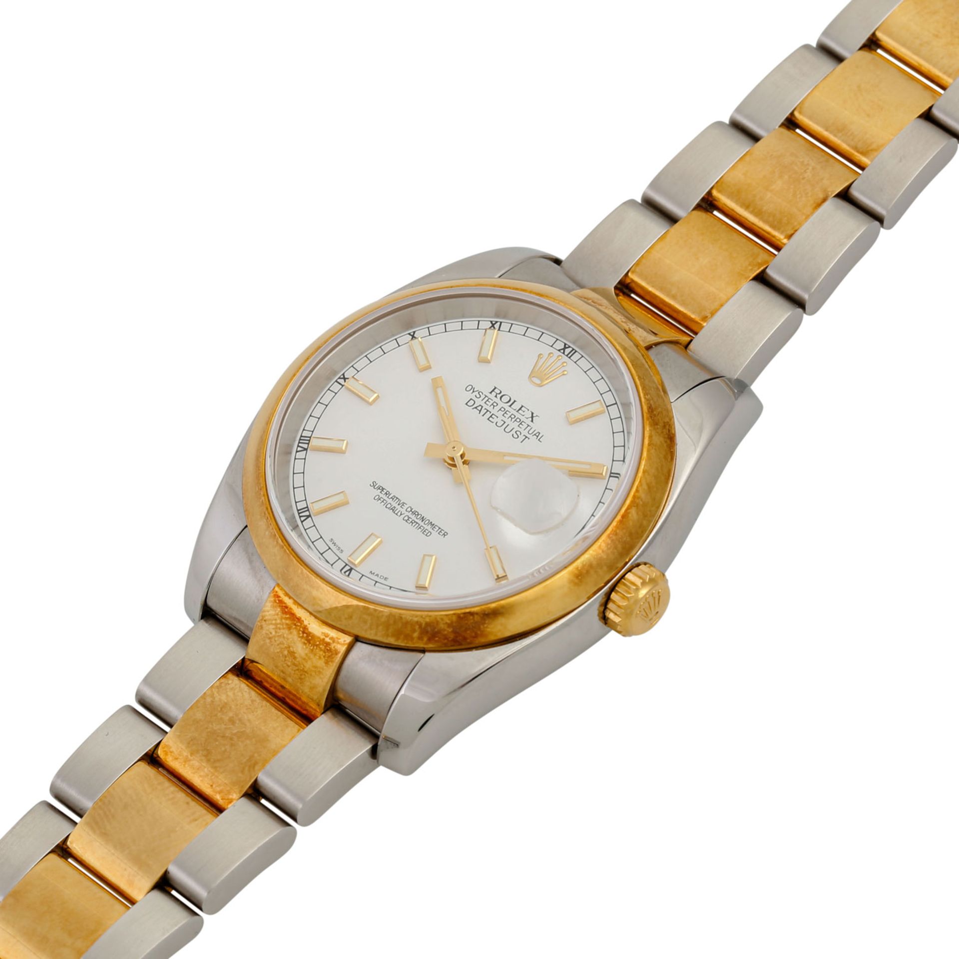 ROLEX Datejust 36, Ref. 116203. Armbanduhr.Edelstahl/Gold 18K. Automatic-Werk. Gebrauc - Image 4 of 8