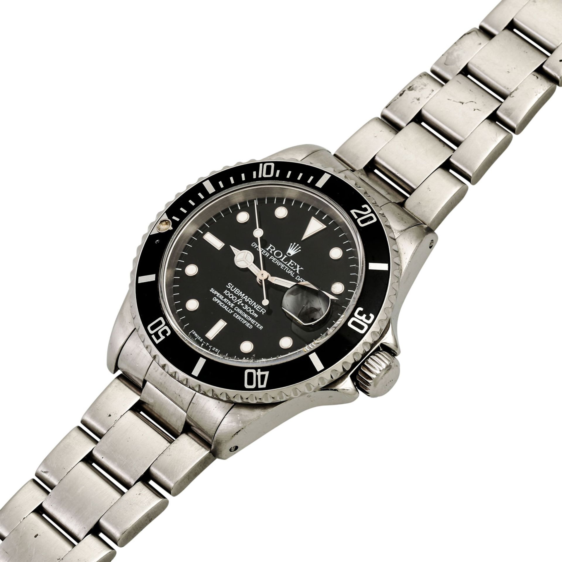 ROLEX Submariner Date, Ref. 16610. Herrenuhr.Edelstahl. Automatic-Werk. Deutliche Gebr - Image 4 of 8