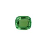 1 loser Turmalin von 5.89 ct, sehr guter Zustand. Alle Steine ohne detaillierte gemmol