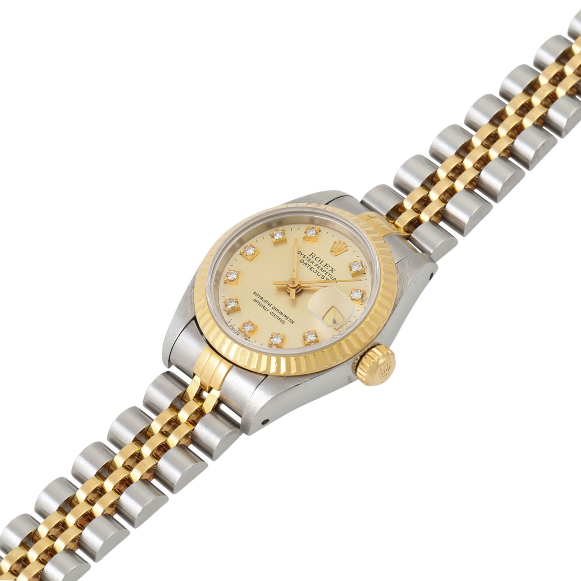 ROLEX Lady Datejust, Ref. 69173. Damenuhr. Edelstahl/Gold 18K, Zifferblatt mit 10 Diam - Bild 4 aus 7