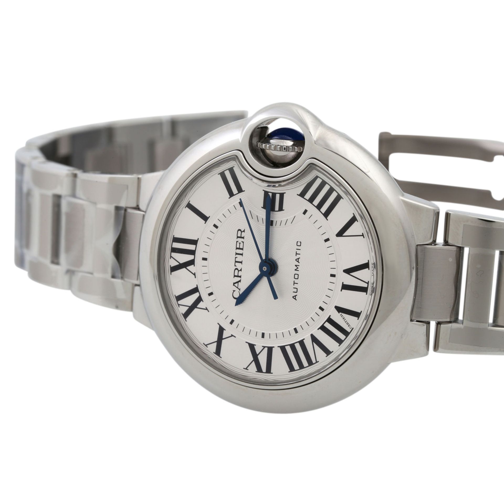 CARTIER Ballon Bleu, Ref. W6920071. Damenuhr. Neupreis: 5.750,- Euro! Edelstahl. Autom - Image 5 of 6