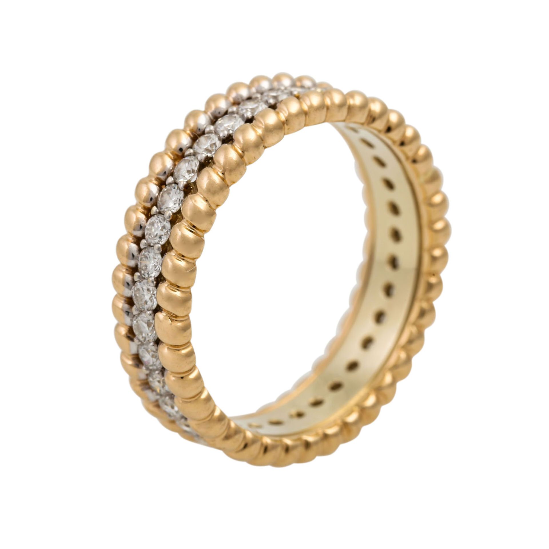CHRIST Ring mit Brillanten zus. ca. 0,35 ct, in guter Farbe und Reinheit. NP: 1.800 €. GG 14K, 4,5 - Bild 4 aus 4