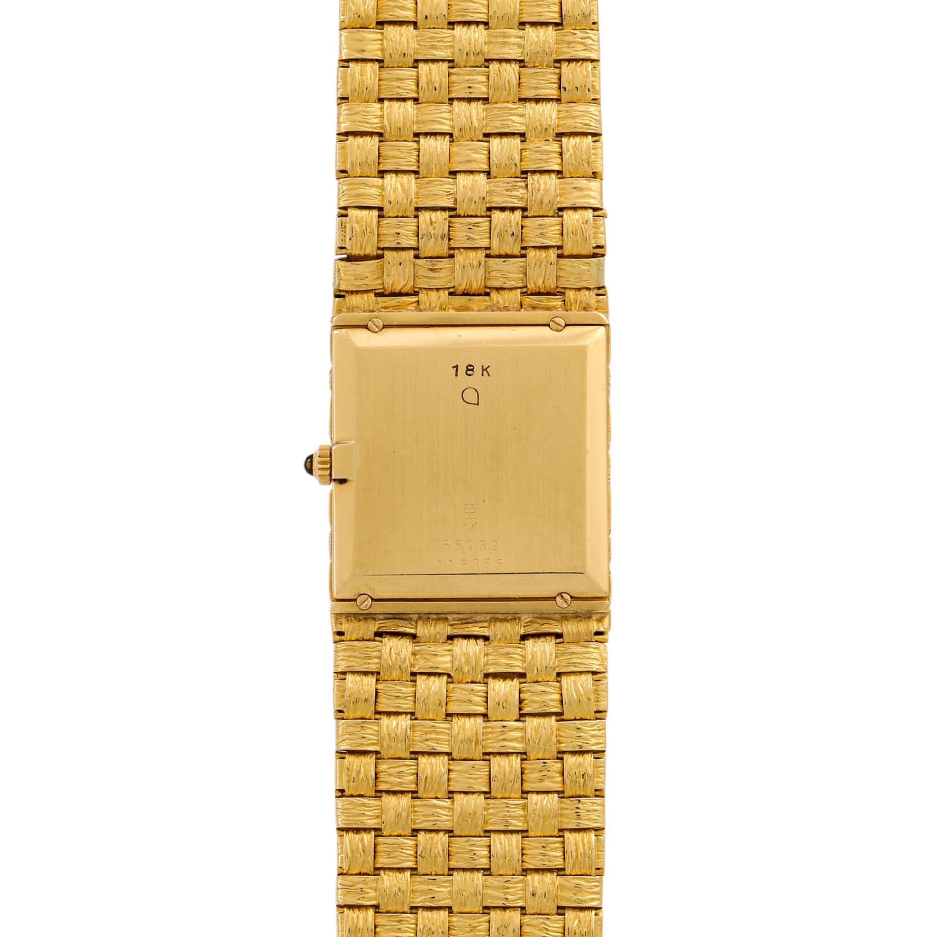 CORUM Vintage Armbanduhr mit "Tigerauge-Zifferblatt". Gold 18K. Handaufzug-Werk. Gebra - Image 2 of 7