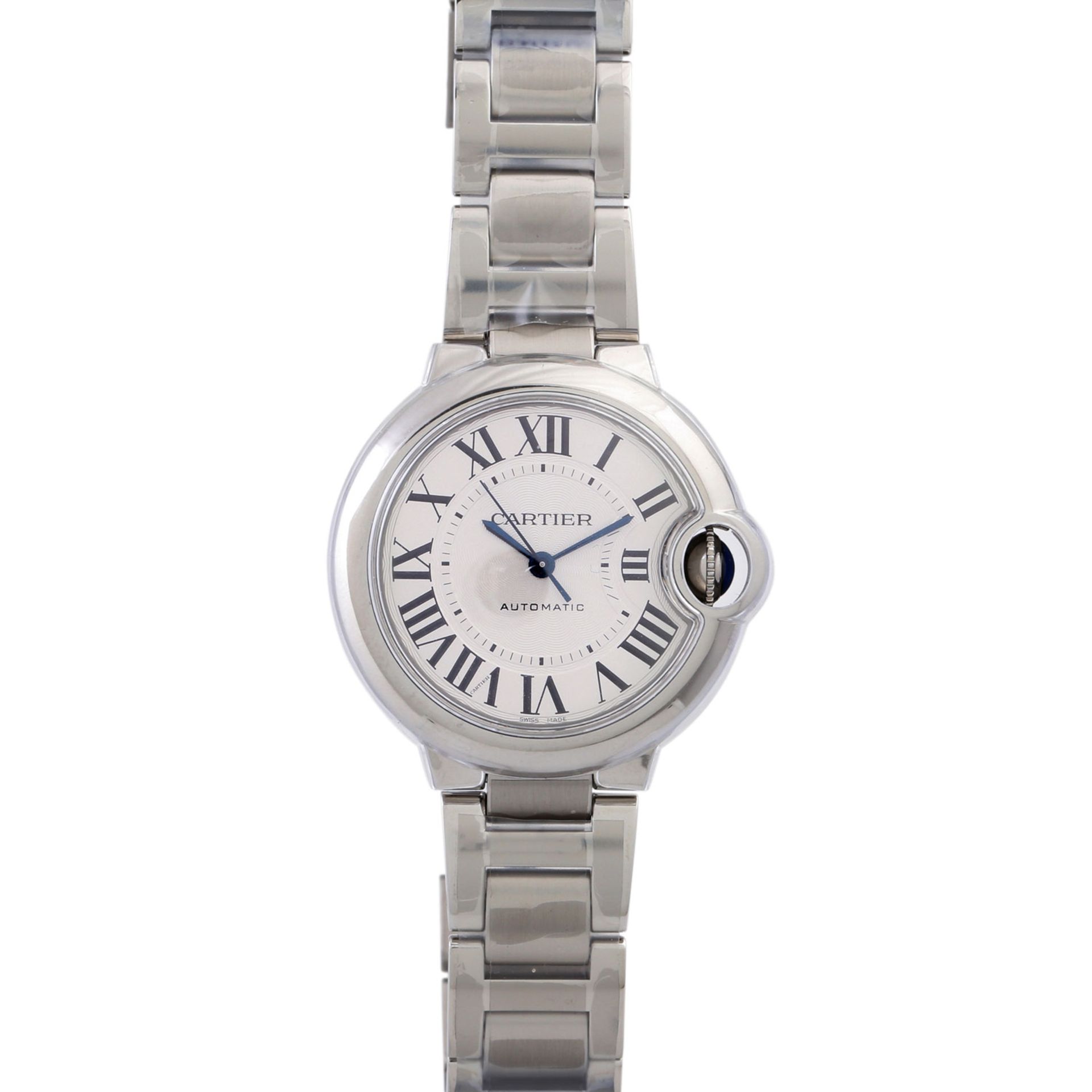 CARTIER Ballon Bleu, Ref. W6920071. Damenuhr. Neupreis: 5.750,- Euro! Edelstahl. Autom