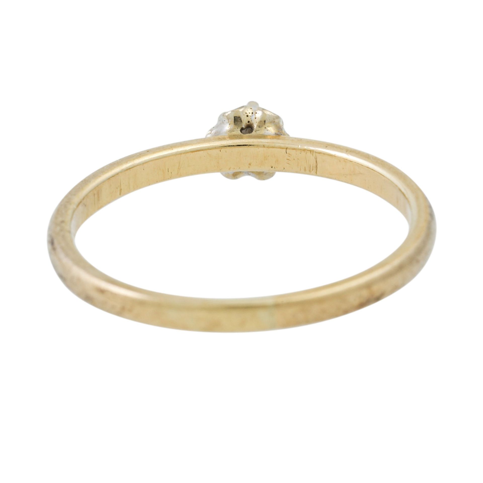 PFANDAUKTION - 1 Ring GG 18K, 1 Brillant ca. 1,21ct, TW/VS, 1 Ring GG 18K, 1 Brillant - Bild 2 aus 11