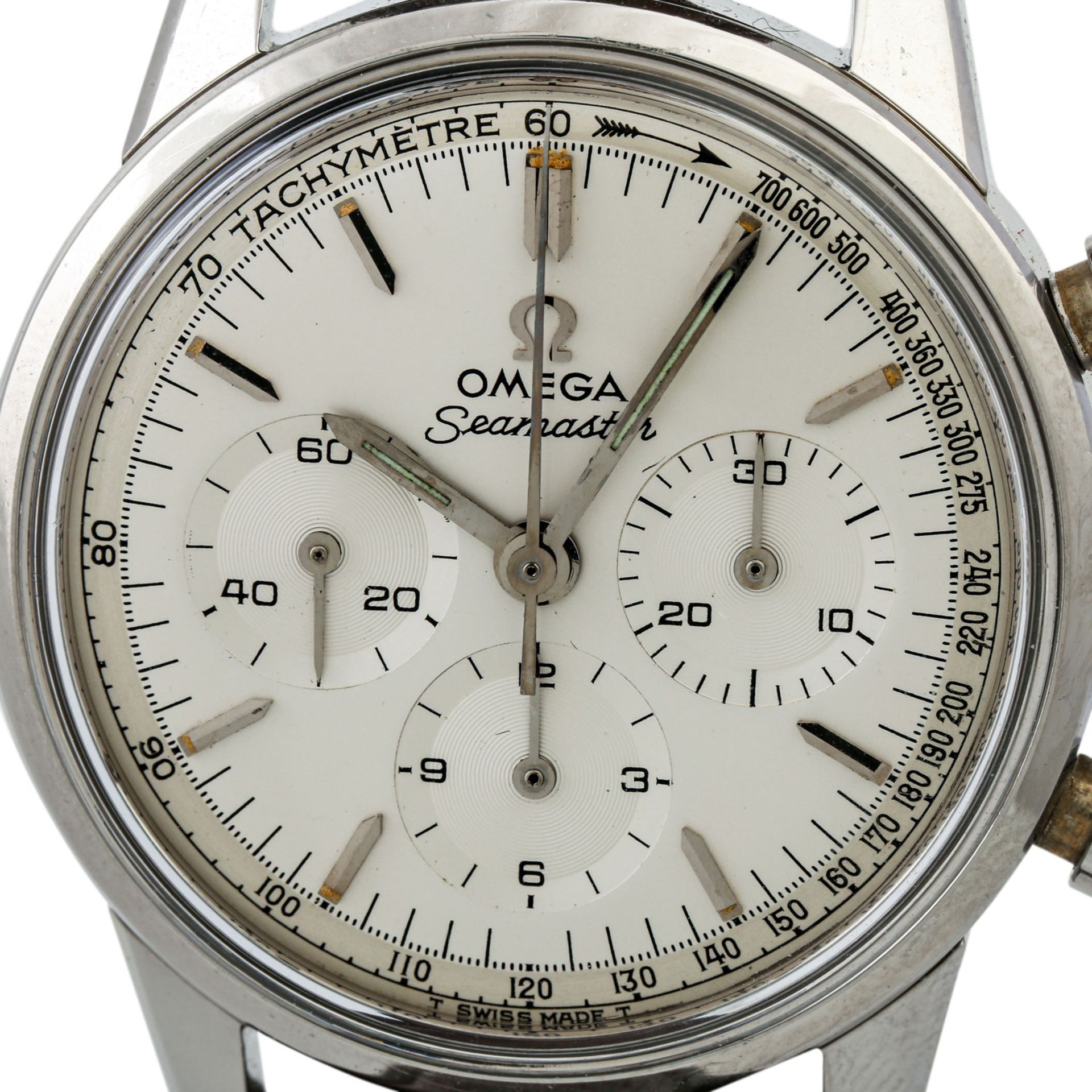 PFANDAUKTION - Omega Seamaster Vintage Chronograph, Stahl, Omega Seamaster Vintage Chr - Bild 2 aus 8