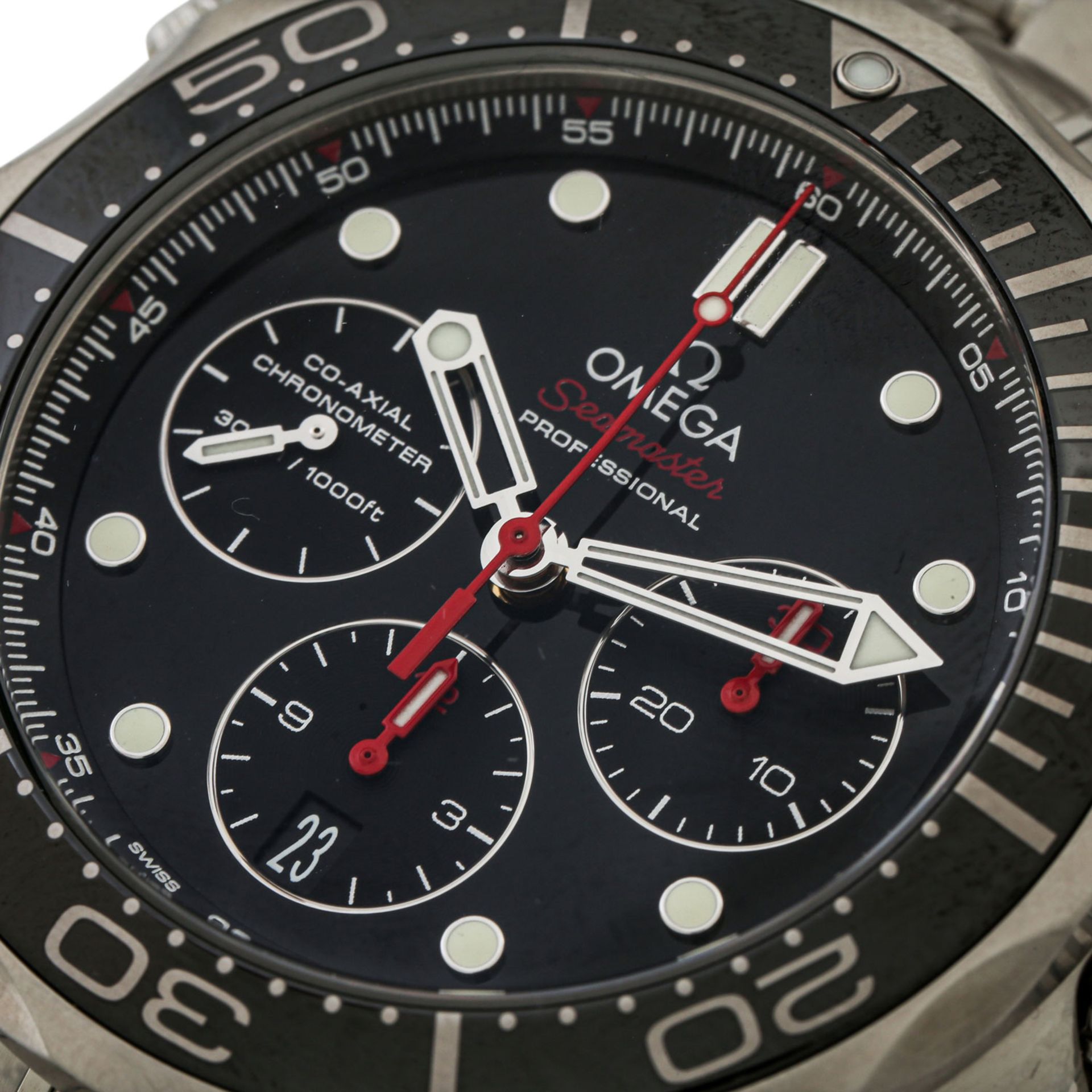 PFANDAUKTION - Omega Seamaster Diver 300m Chronograph Box Watchma Omega Seamaster Dive - Image 5 of 9