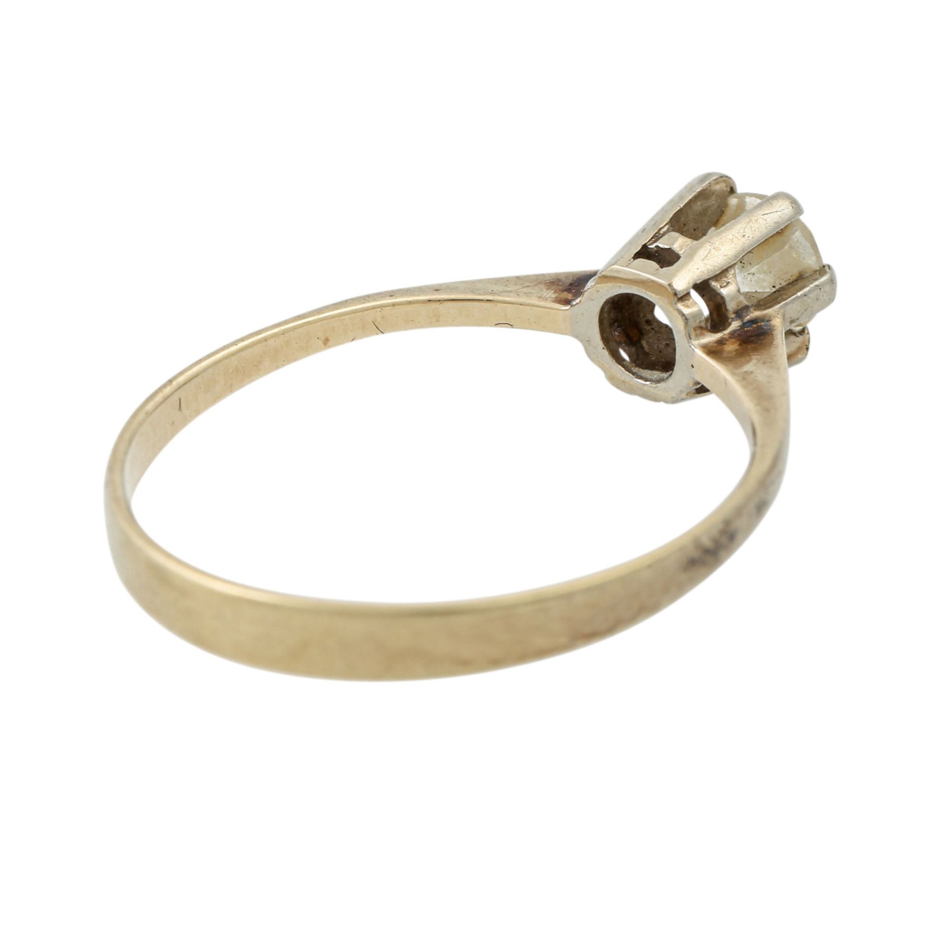 PFANDAUKTION - 1 Ring GG 18K, 1 Brillant ca. 1,21ct, TW/VS, 1 Ring GG 18K, 1 Brillant - Bild 9 aus 11