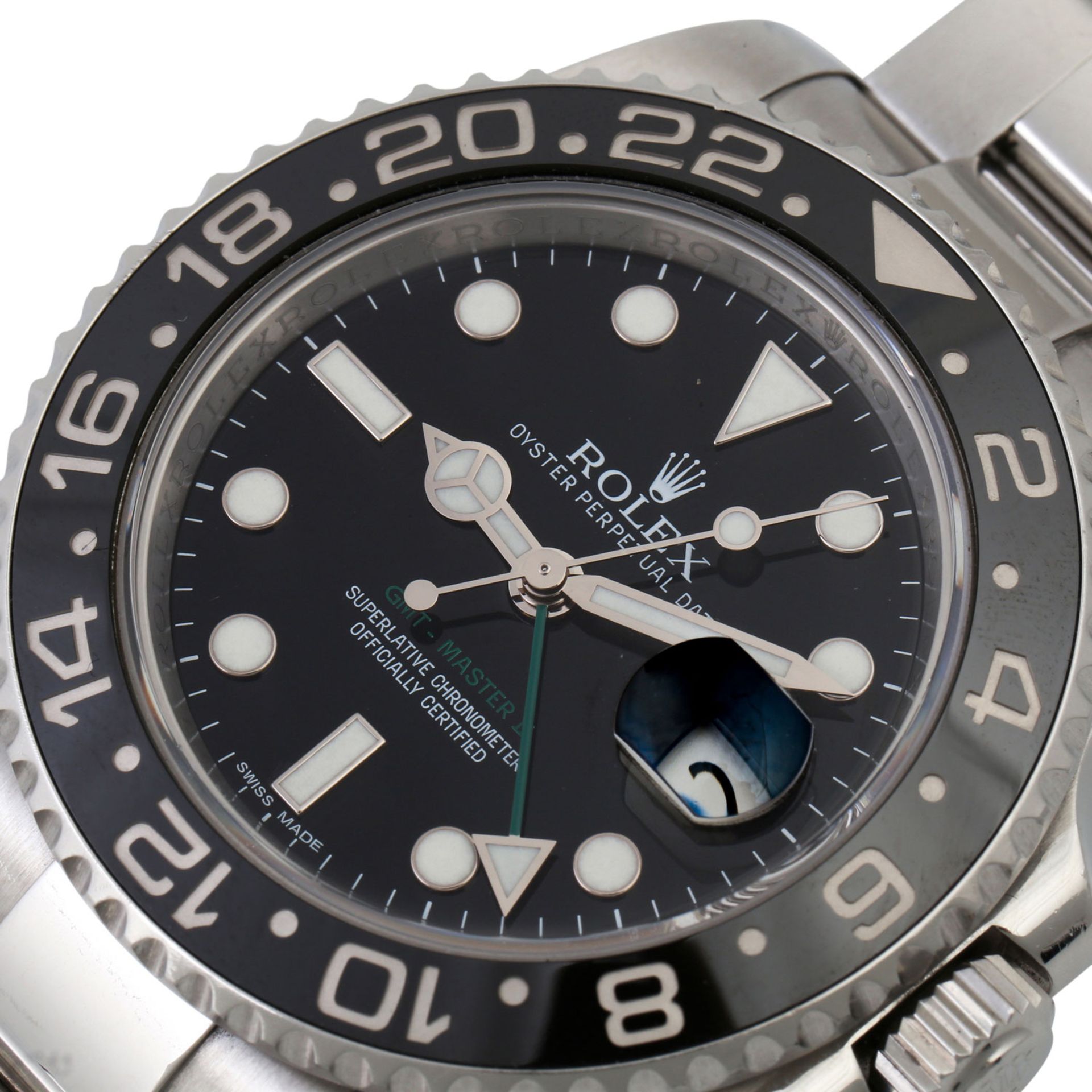 ROLEX GMT-Master II, Ref. 116710LN. Armbanduhr. Edelstahl. Automatic-Werk. Deutliche G - Bild 5 aus 8