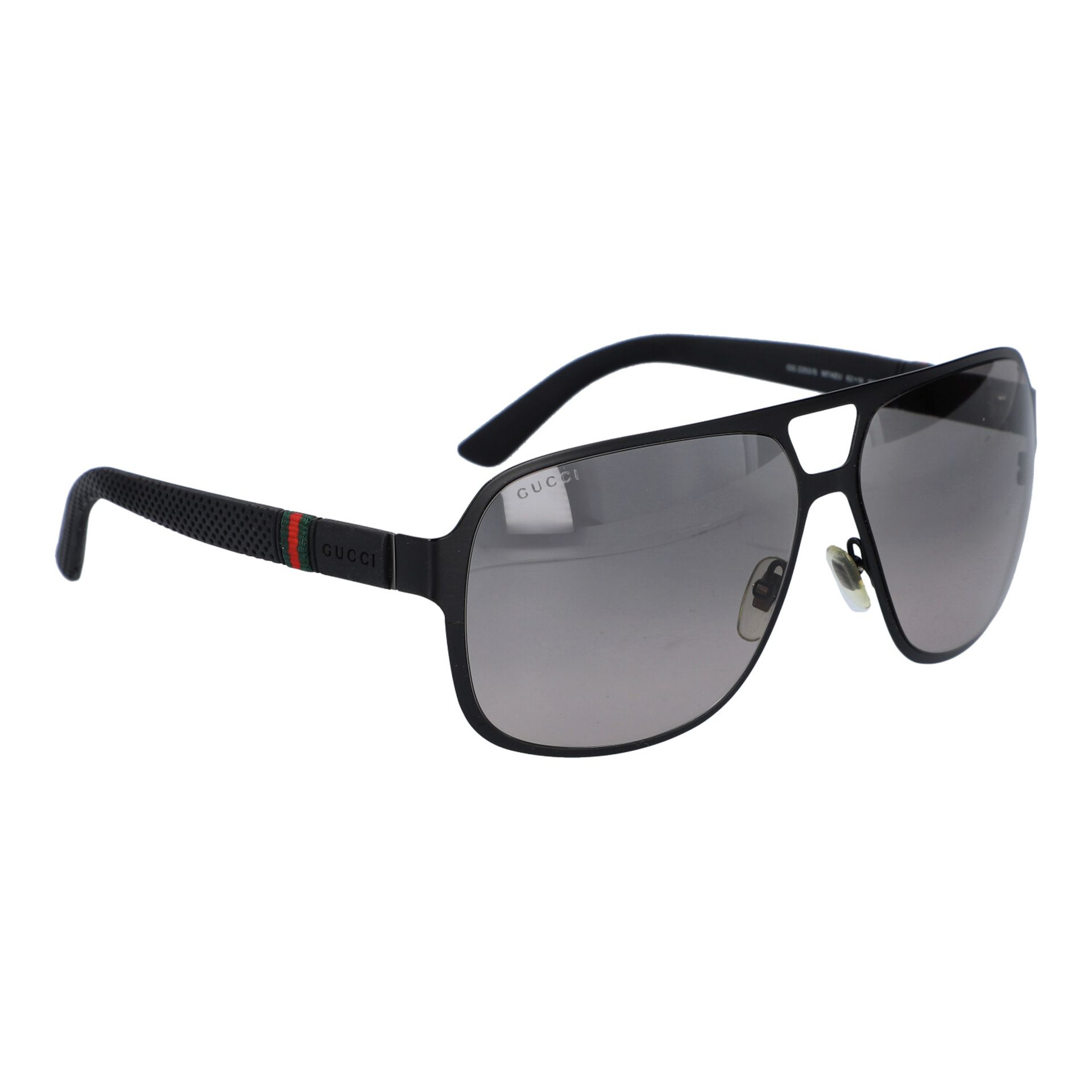 GUCCI Sonnenbrille mit Gläsern im Farbverlauf, KP: 175,50 € (2011), B: ca. 14,5 cm, - Bild 2 aus 4