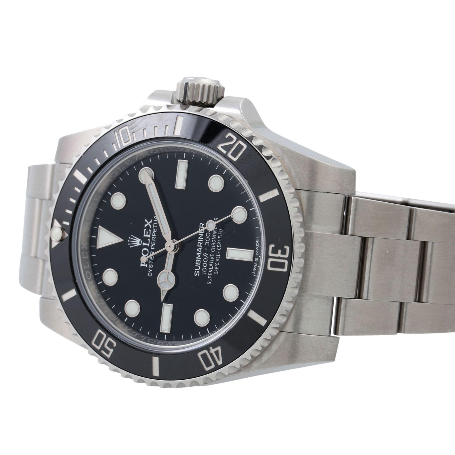 ROLEX Submariner No Date, Ref. 114060. Armbanduhr. Edelstahl. Automatic-Werk. Leichte - Image 6 of 8