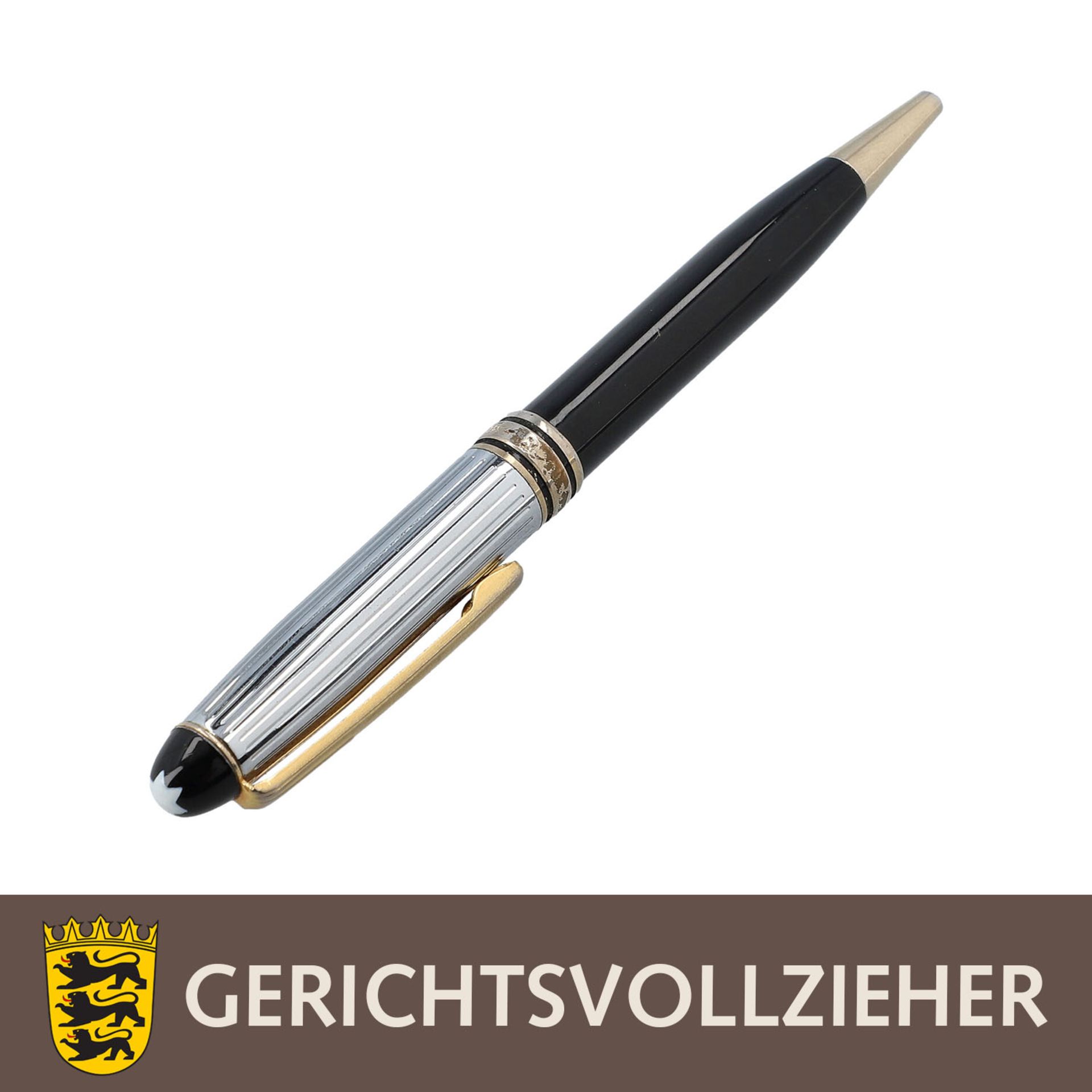 MONTBLANC Kugelschreiber "Meisterstück", ohne Mine, L: ca. 13,8 cm, starke Gebrauchsp